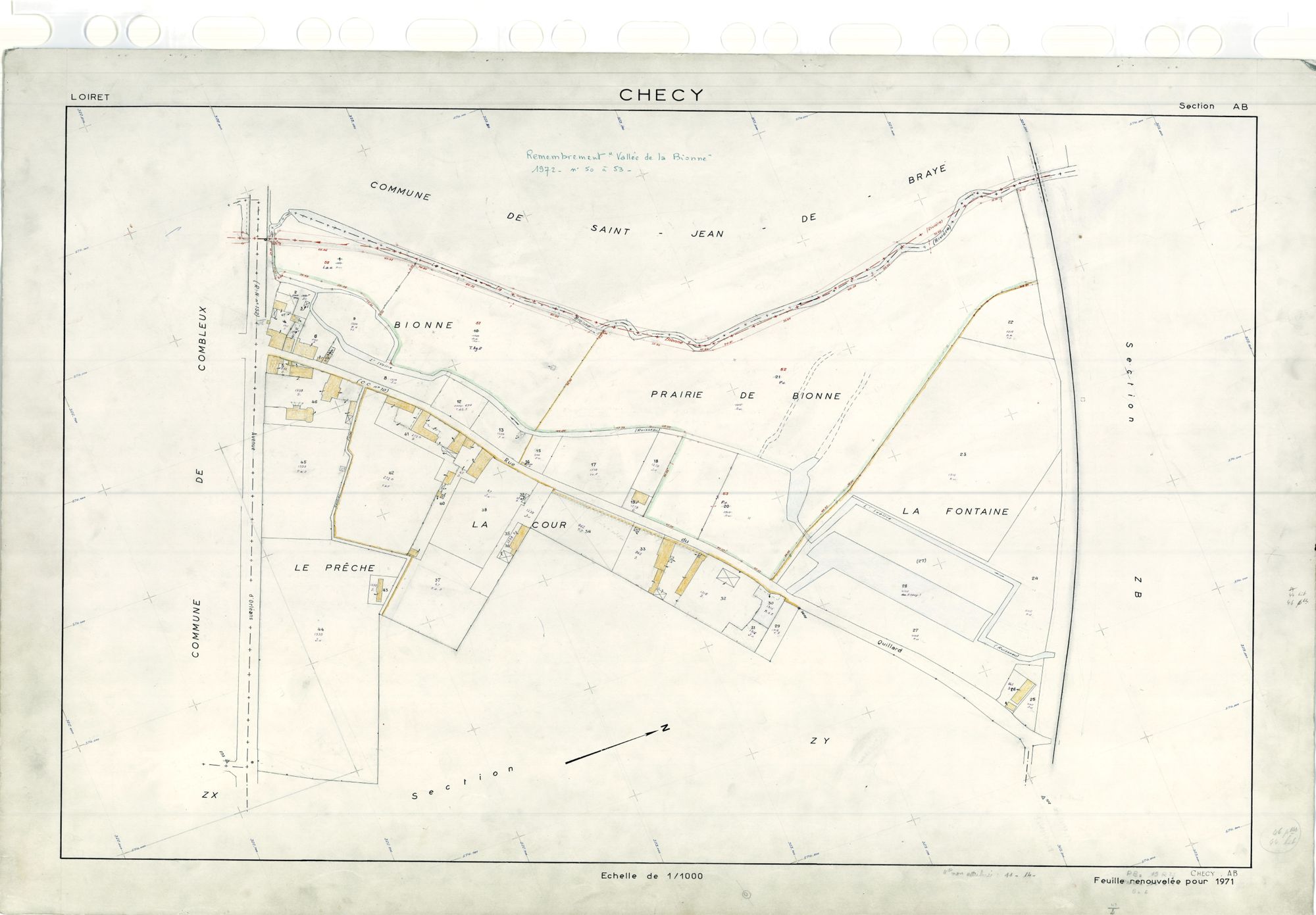 Chécy - Sections