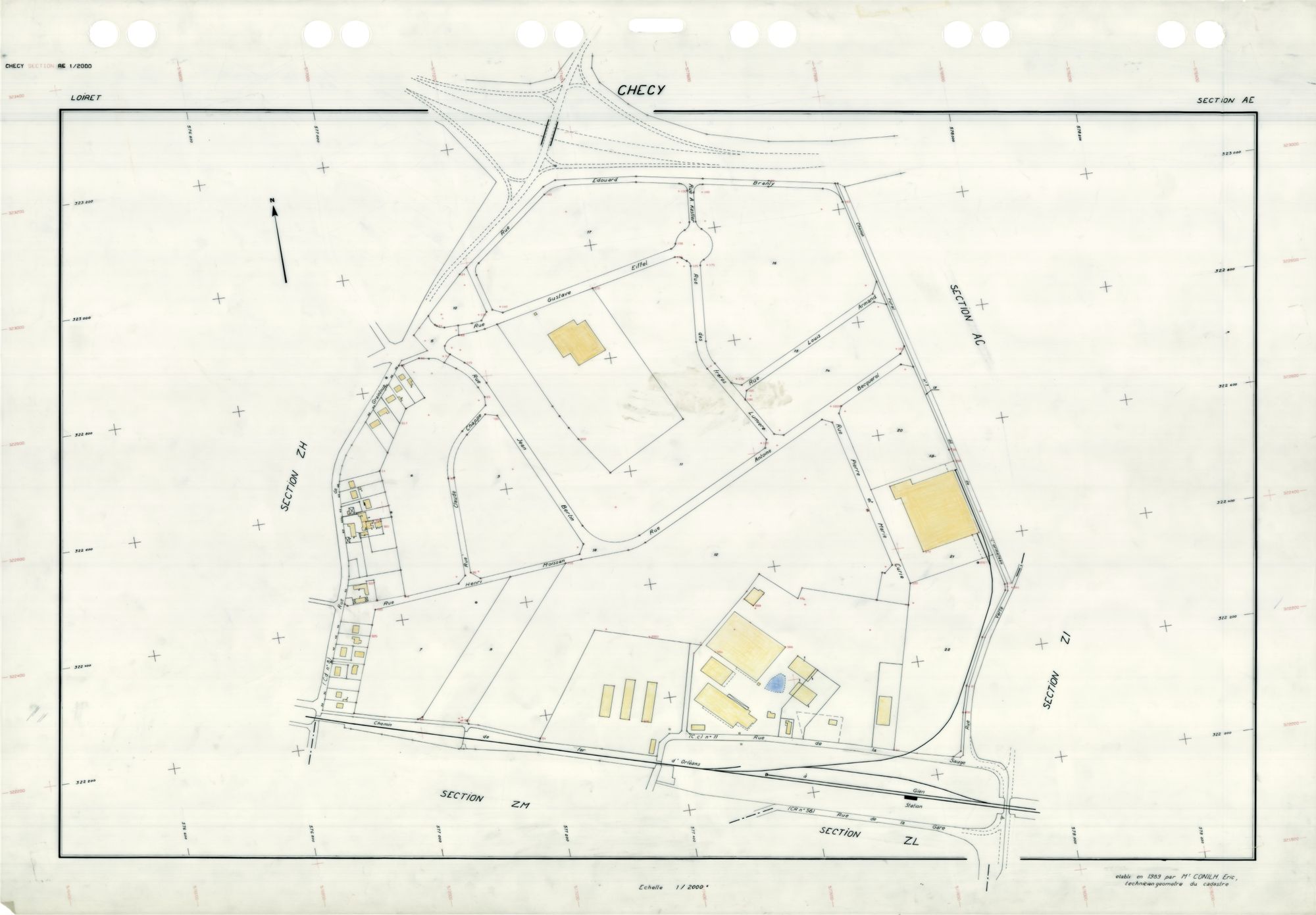 Chécy - Sections