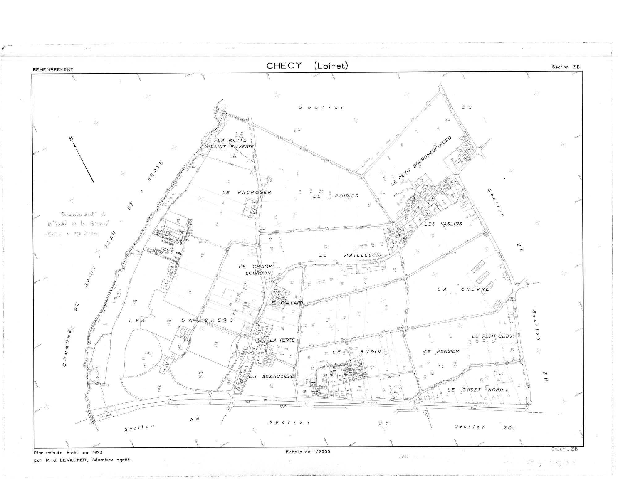 Chécy - Sections