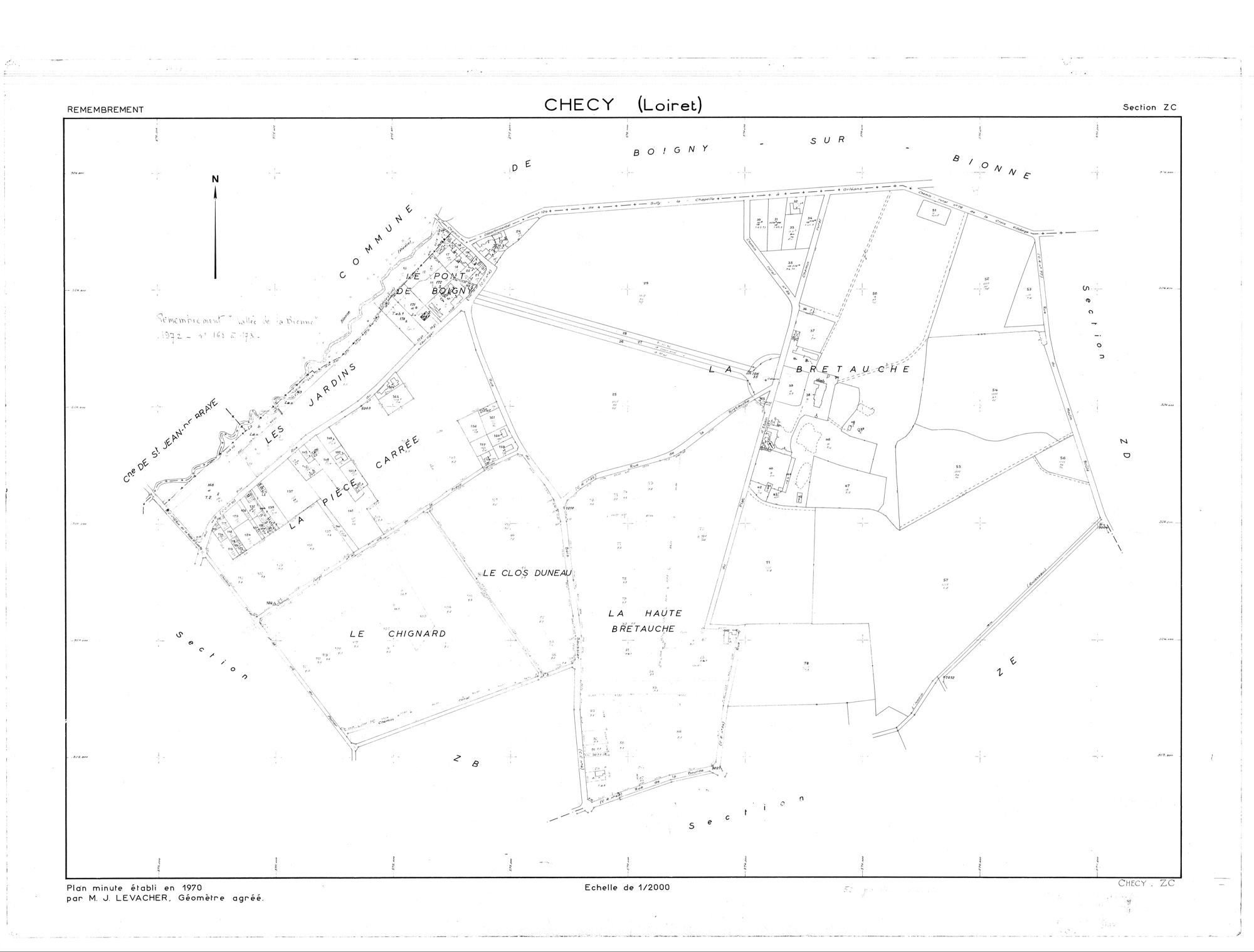 Chécy - Sections