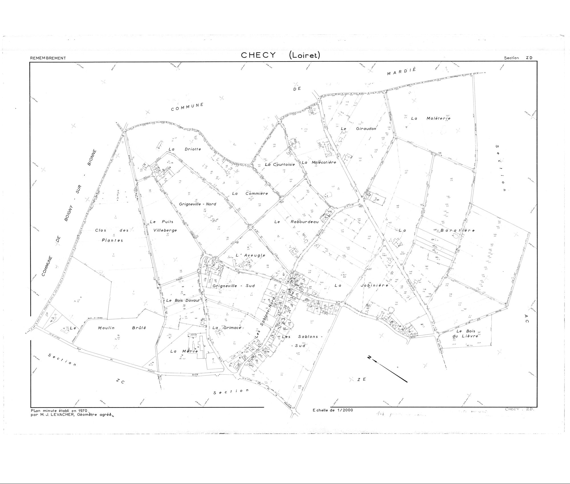 Chécy - Sections
