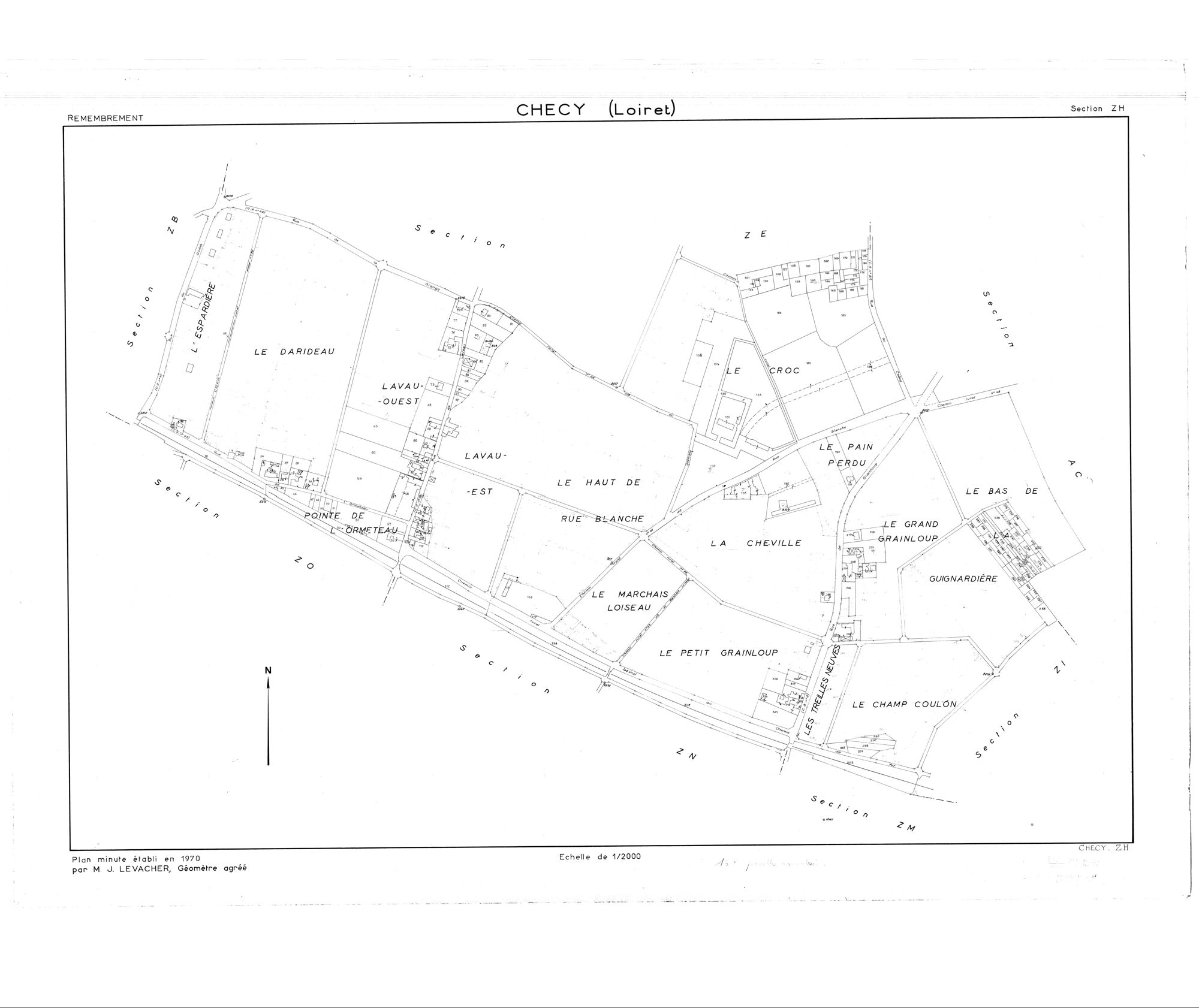 Chécy - Sections