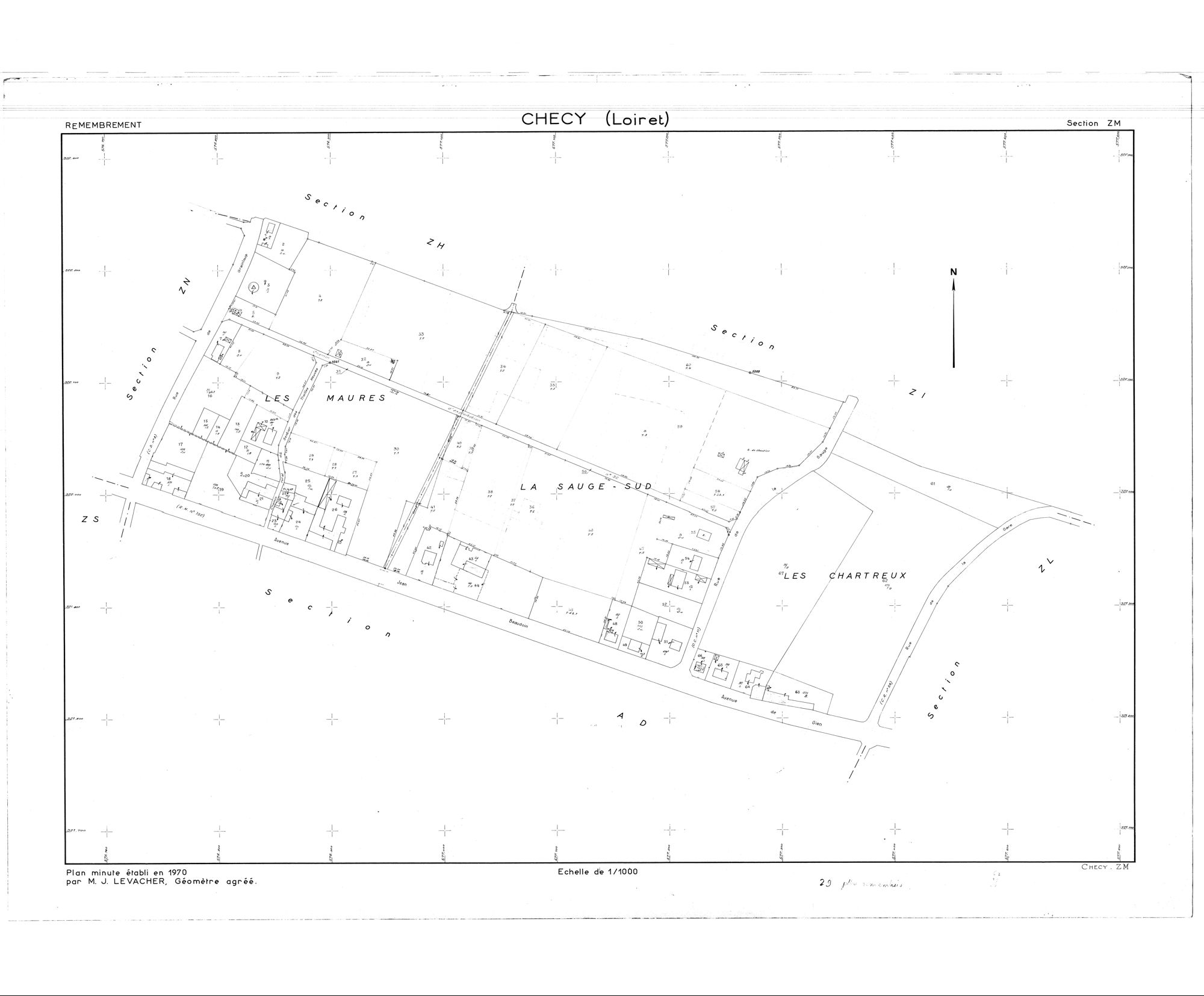 Chécy - Sections