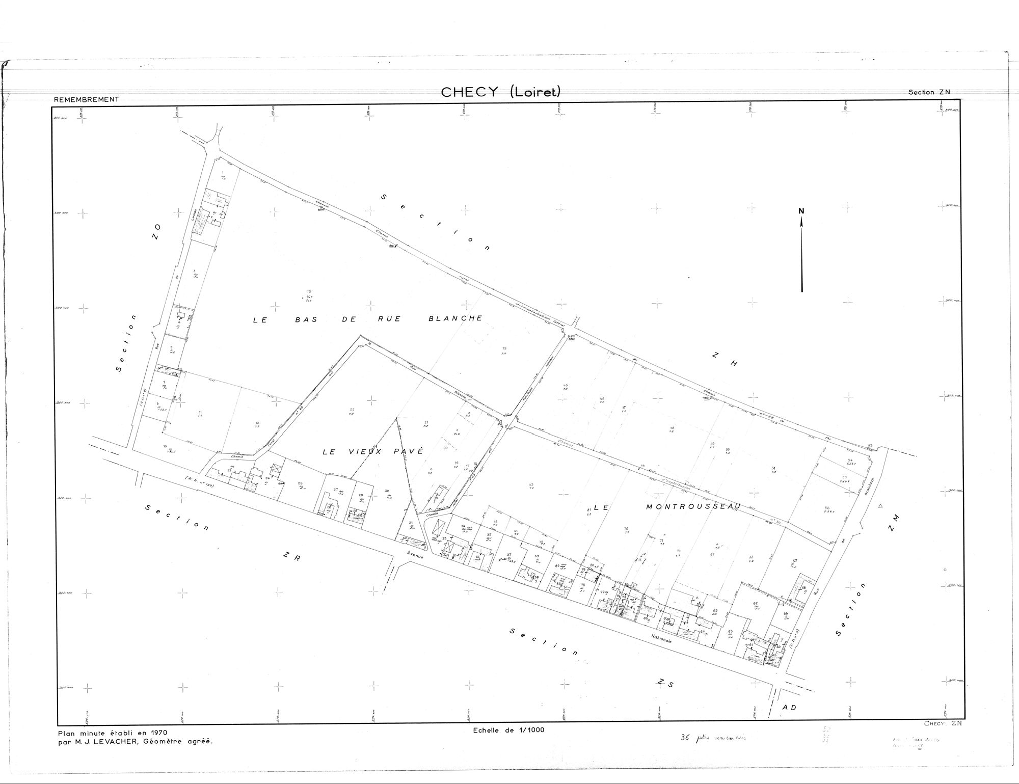 Chécy - Sections