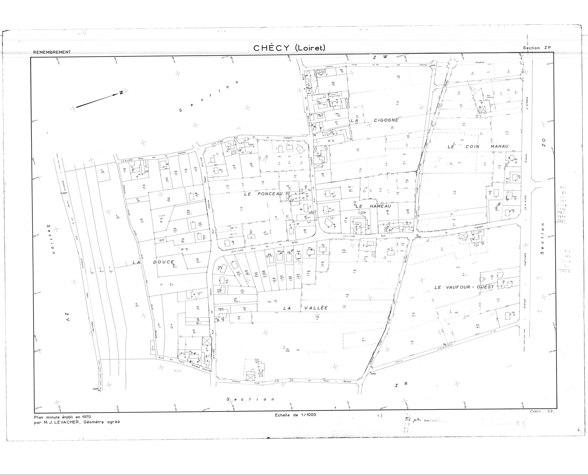Chécy - Sections