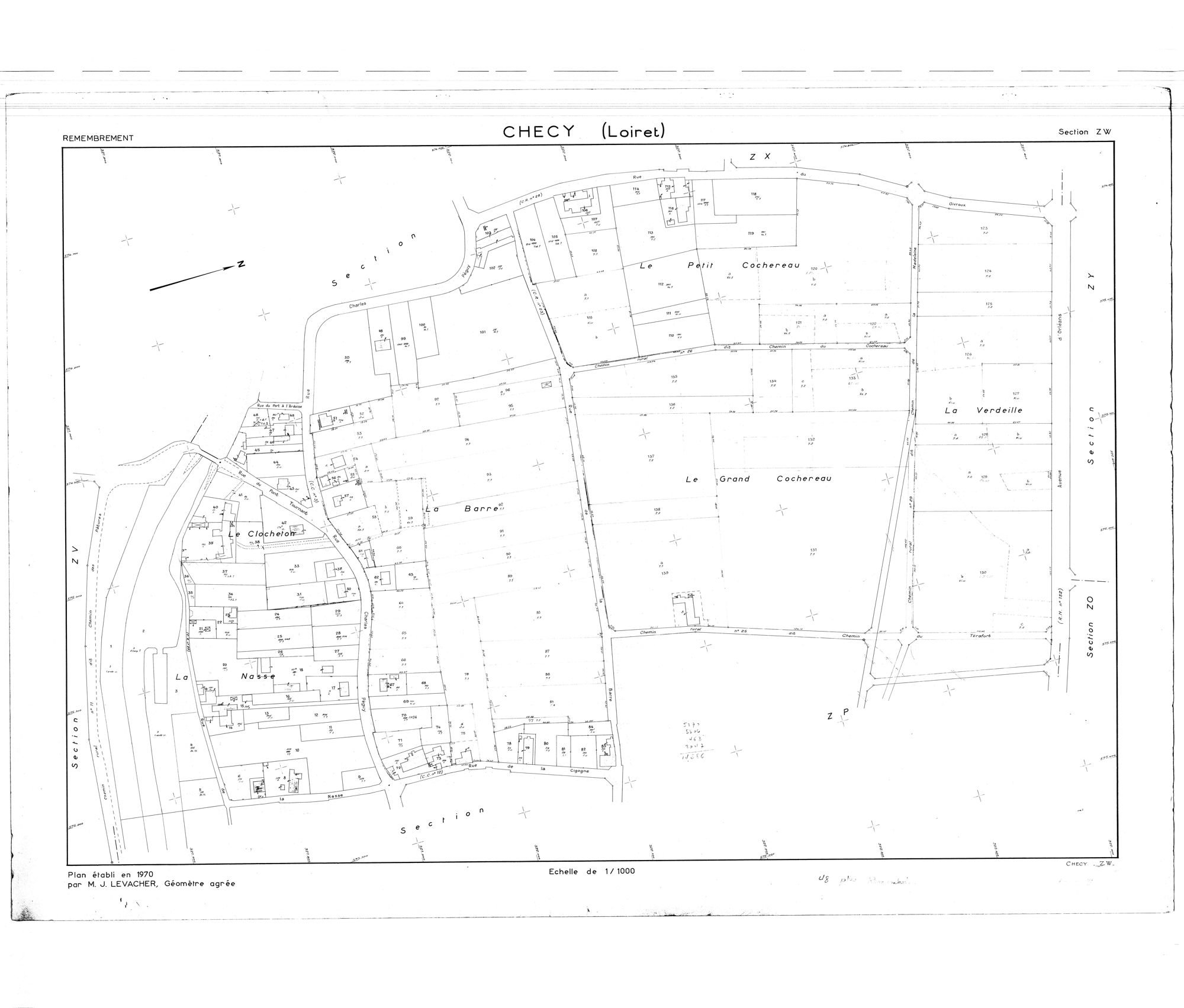 Chécy - Sections