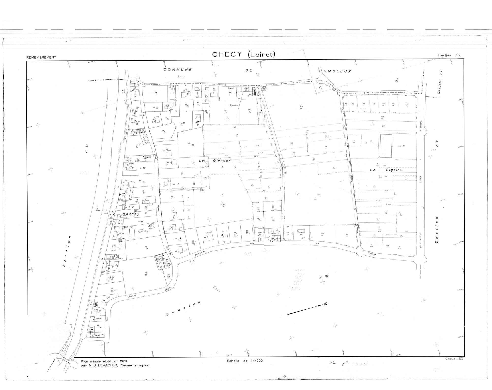 Chécy - Sections