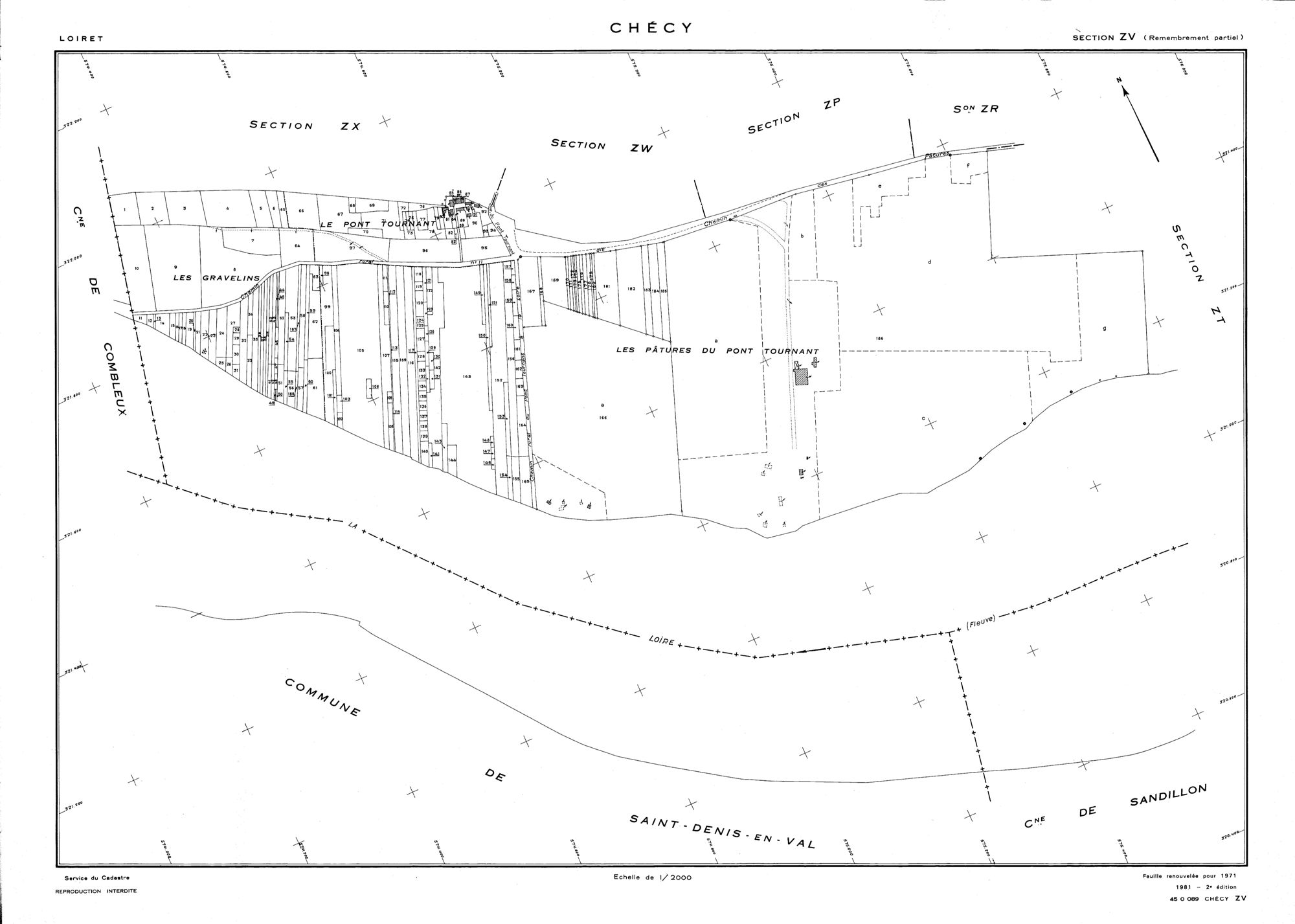 Chécy - Sections
