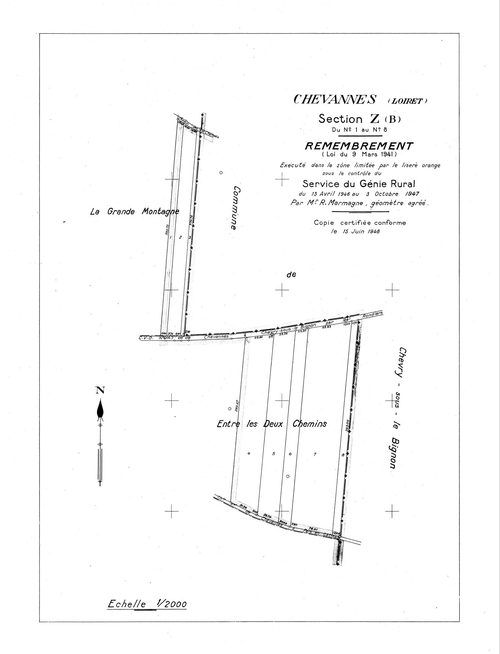 Chevannes - Sections
