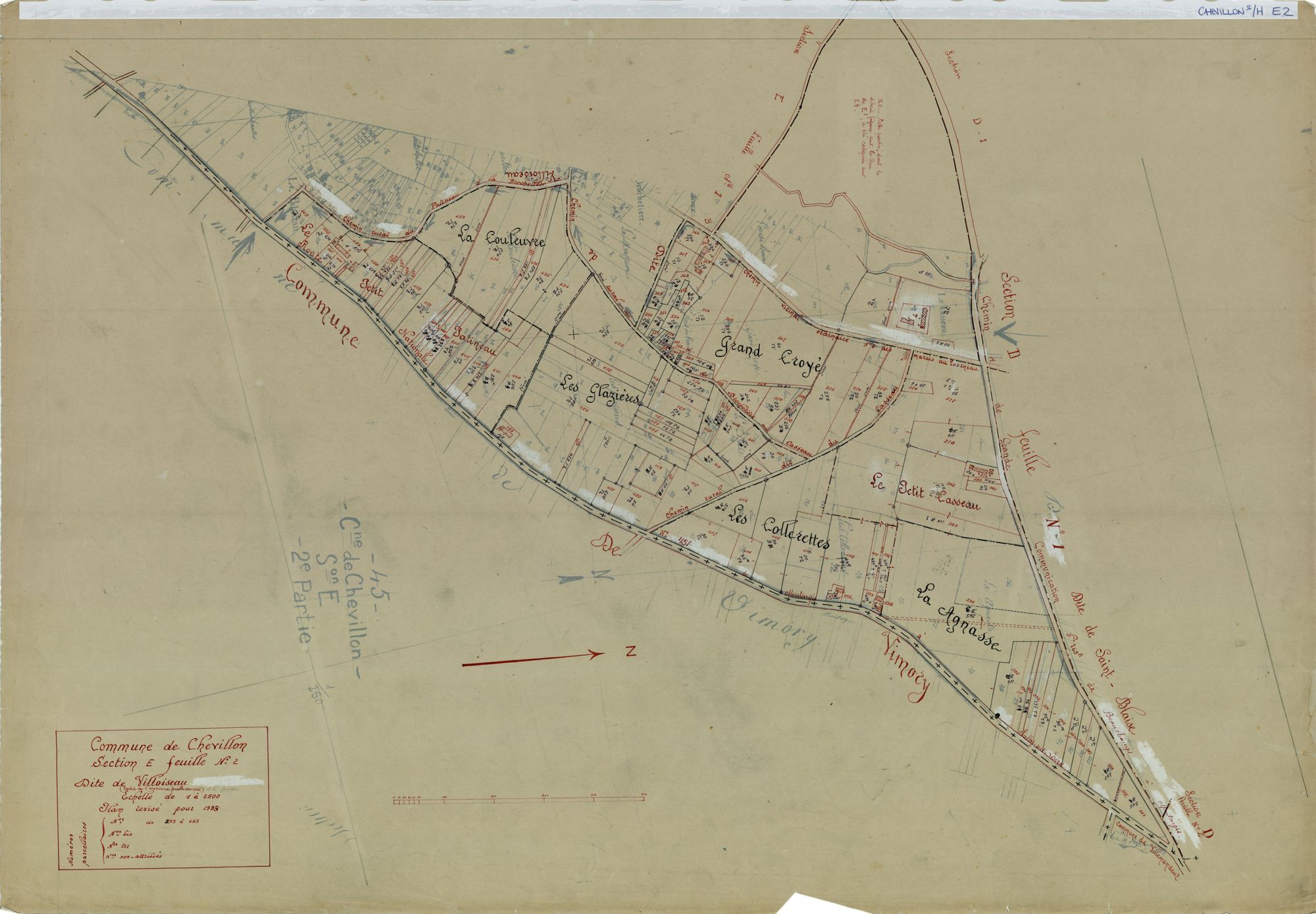 Chevillon-sur-Huillard - Sections