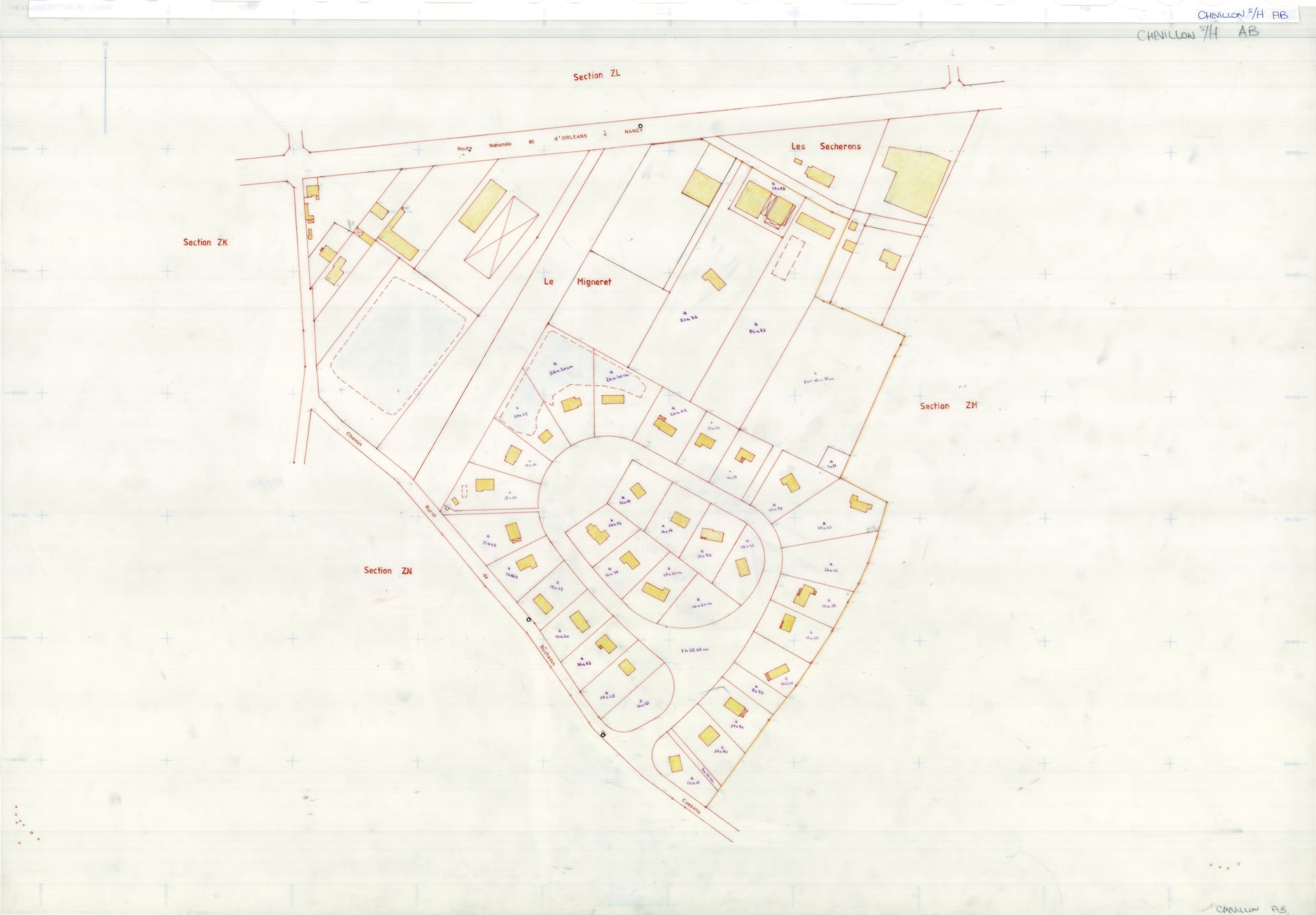 Chevillon-sur-Huillard - Sections