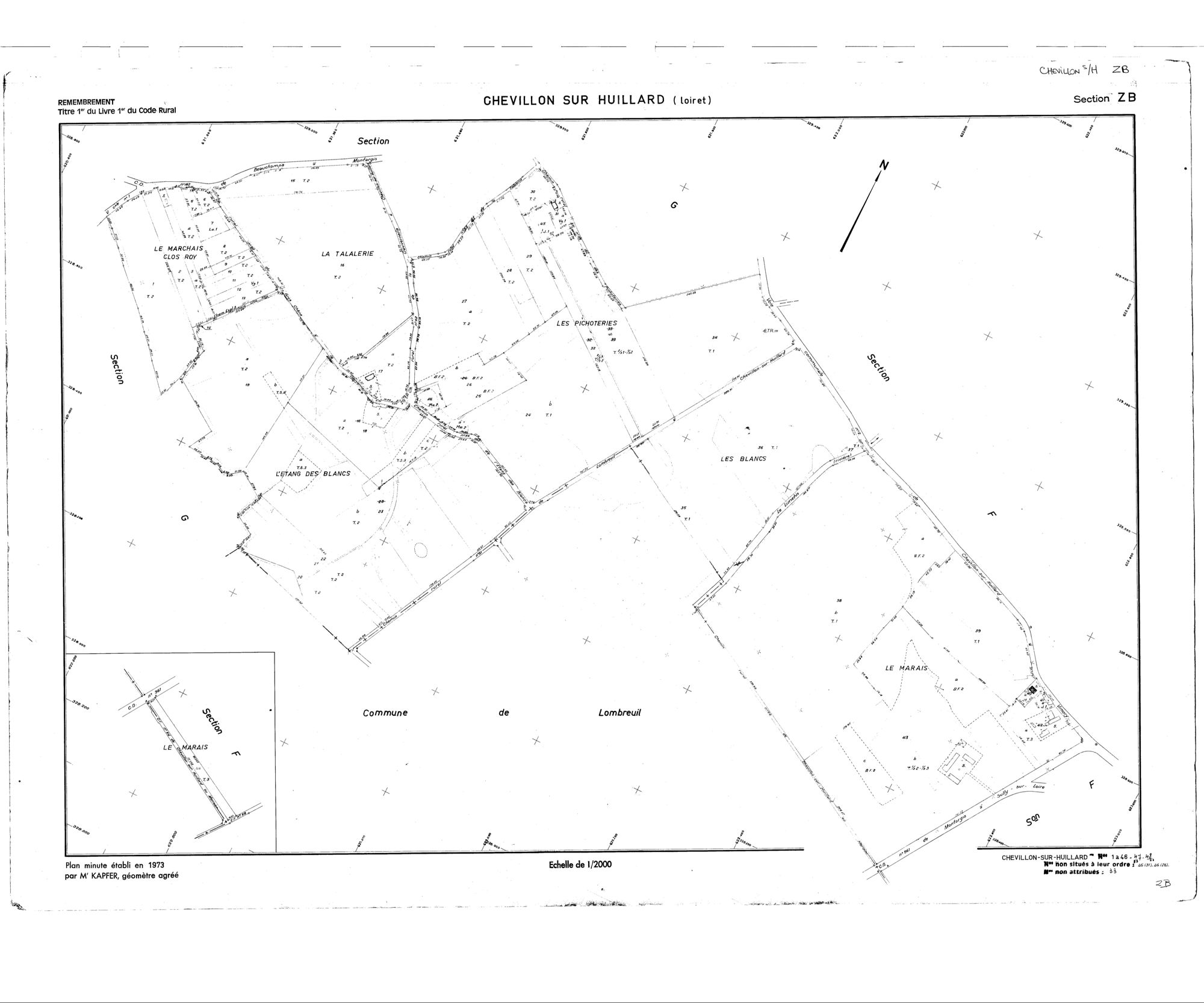 Chevillon-sur-Huillard - Sections