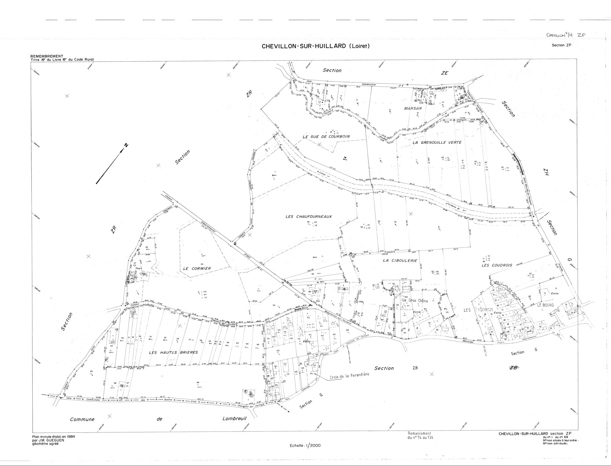 Chevillon-sur-Huillard - Sections