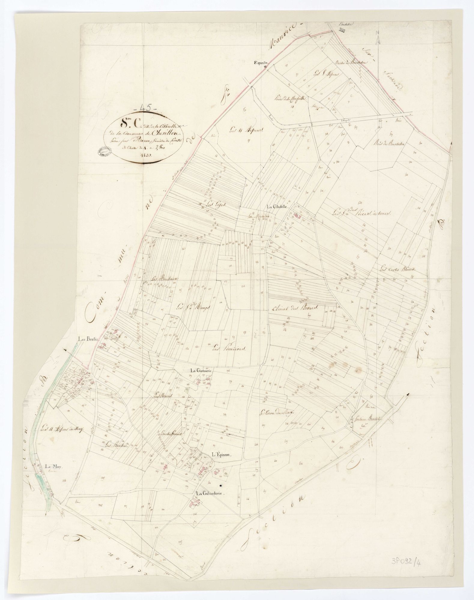 Chevillon-sur-Huillard - Sections