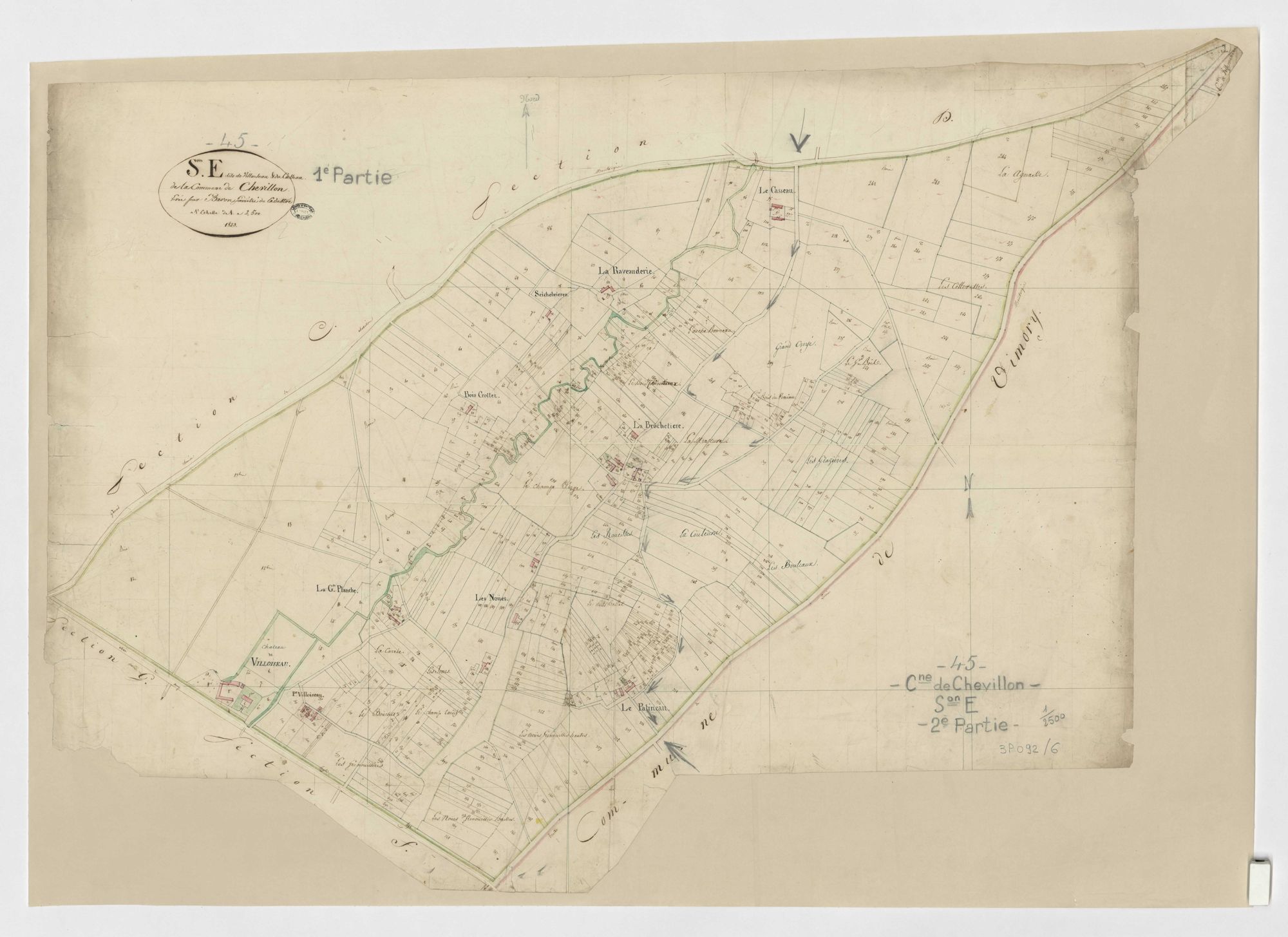 Chevillon-sur-Huillard - Sections