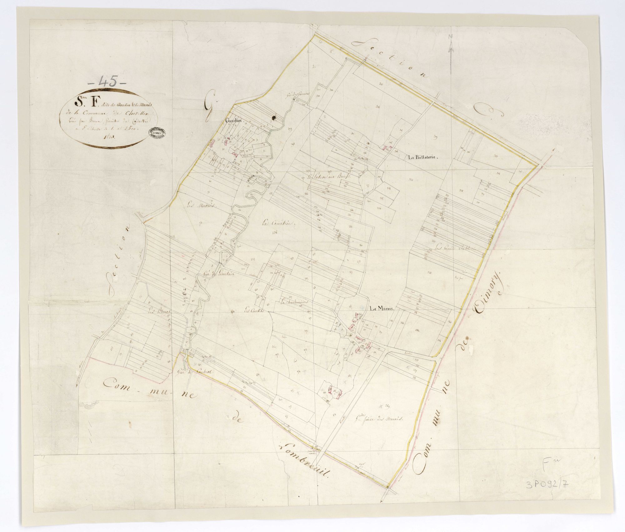 Chevillon-sur-Huillard - Sections