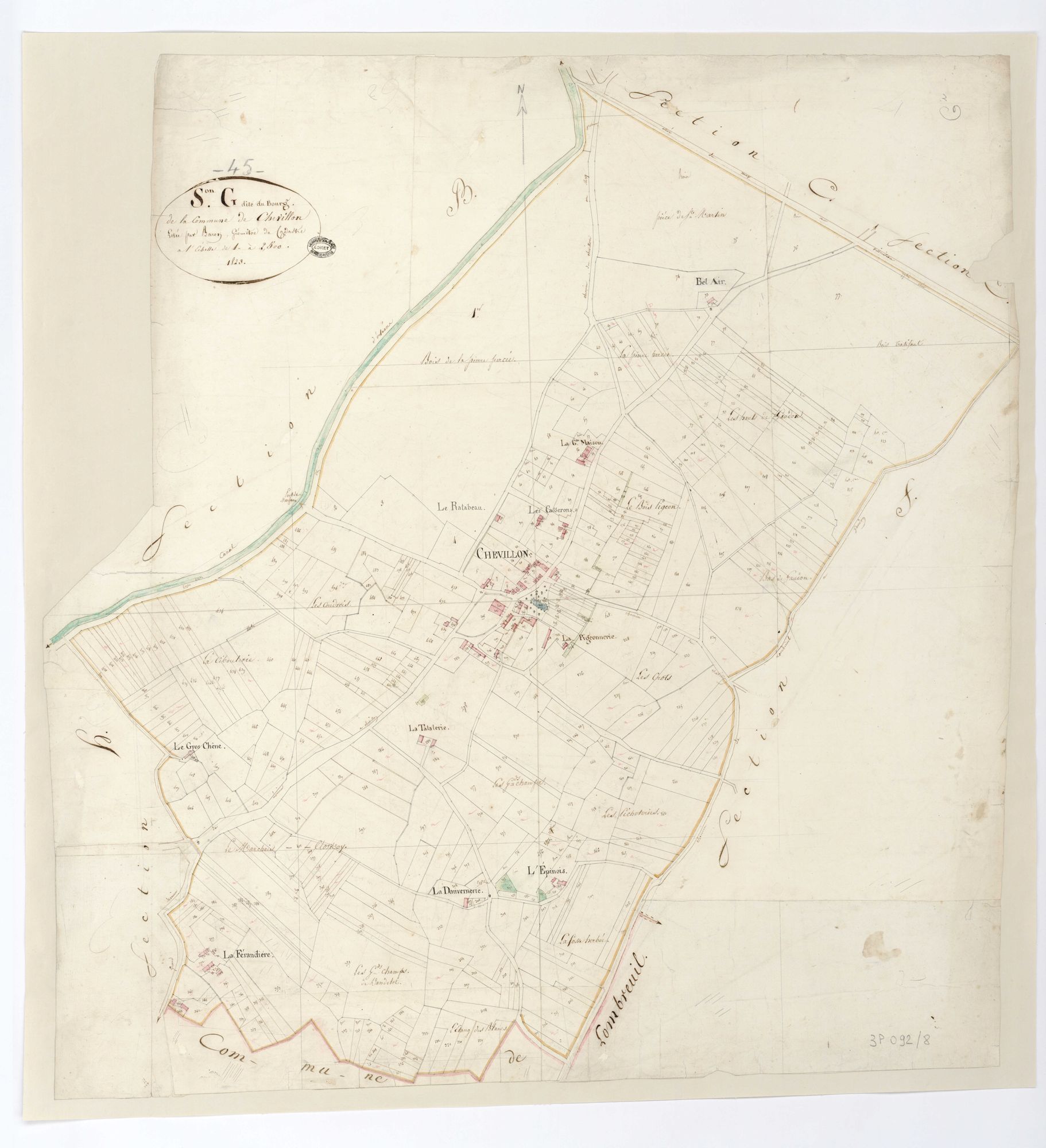 Chevillon-sur-Huillard - Sections
