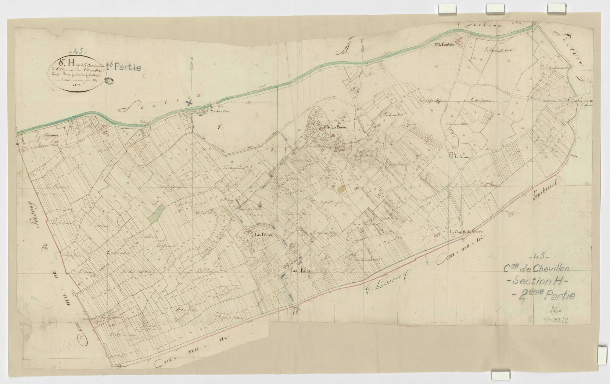 Chevillon-sur-Huillard - Sections