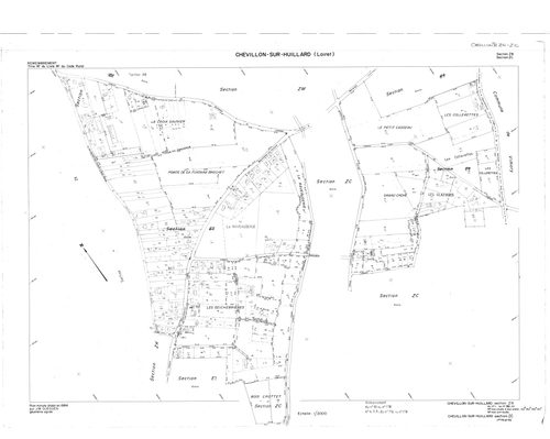 Chevillon-sur-Huillard - Sections