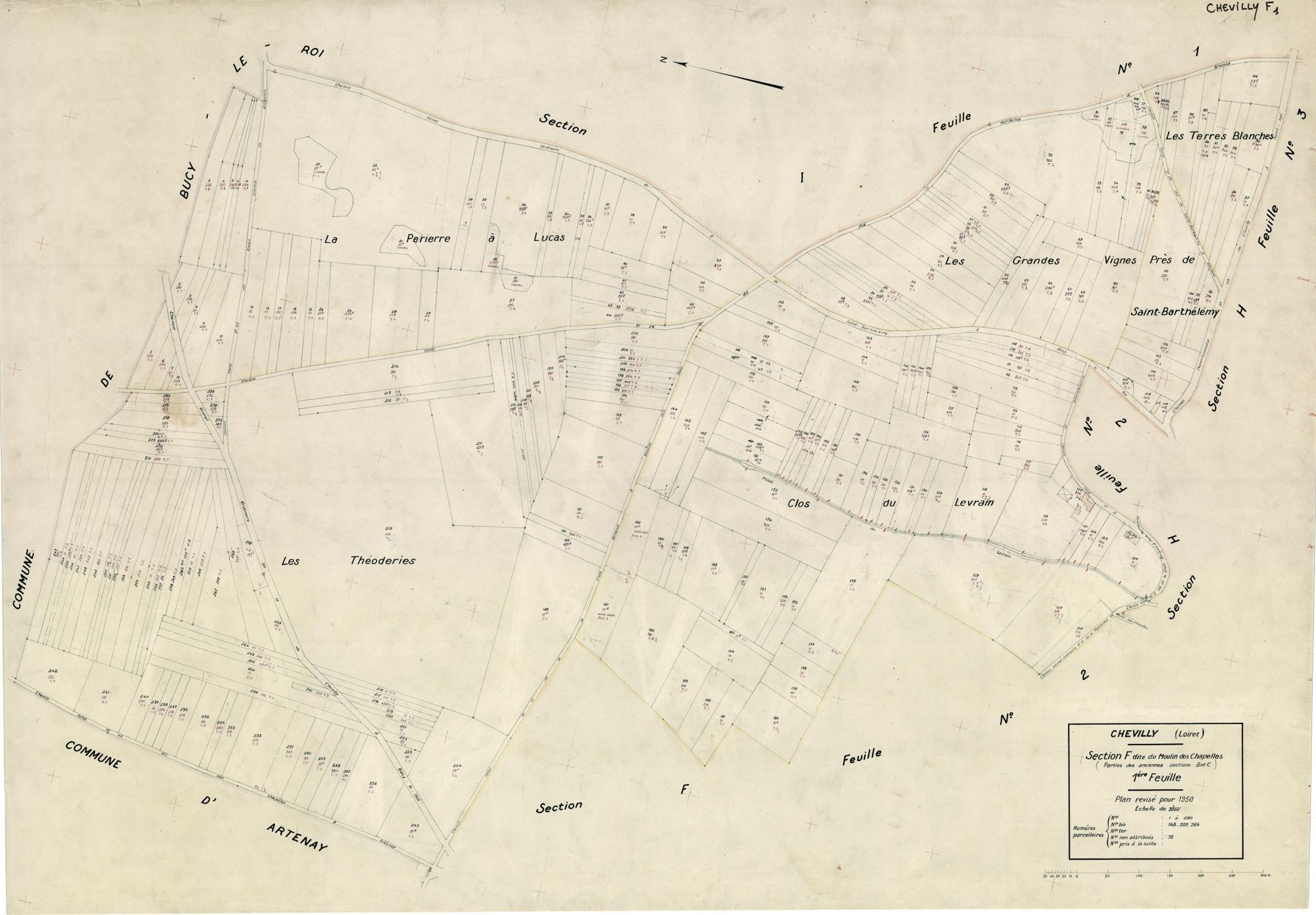Chevilly - Sections