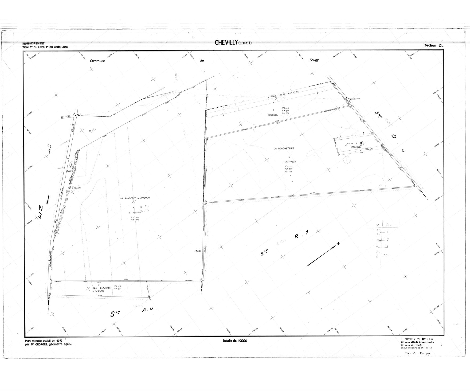 Chevilly - Sections
