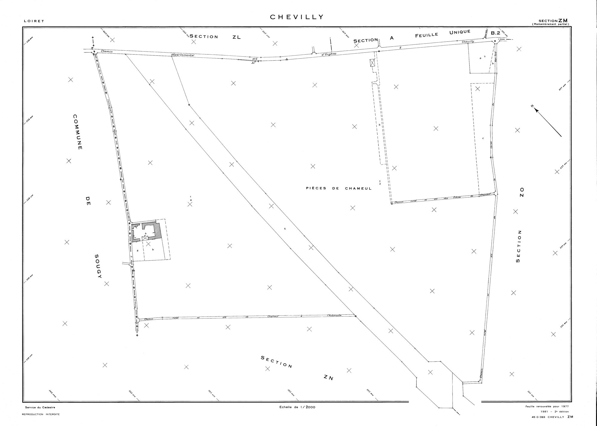 Chevilly - Sections