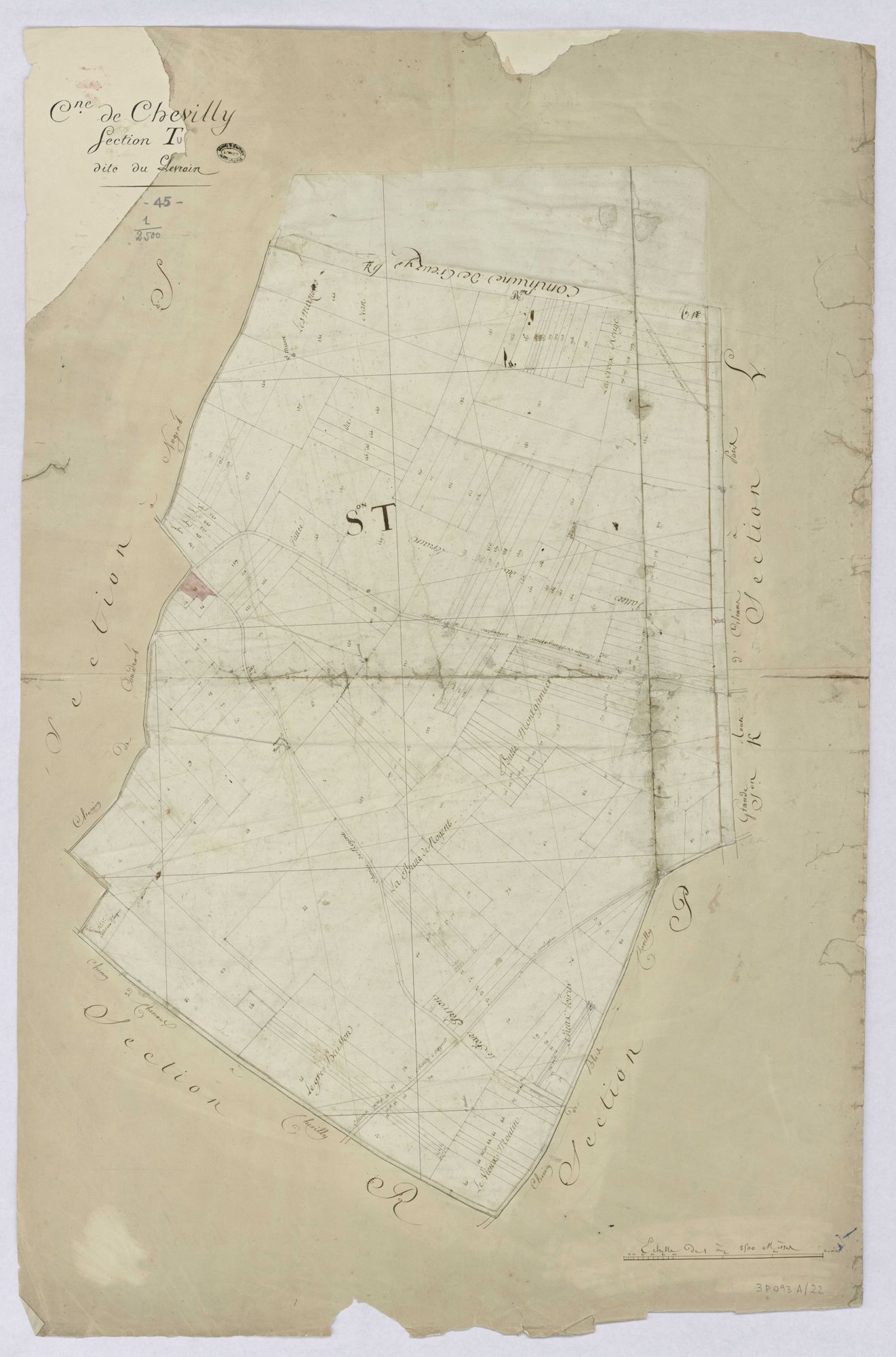 Chevilly - Sections