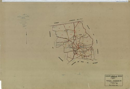 Chevry-sous-Le-Bignon - Tableau d'assemblage