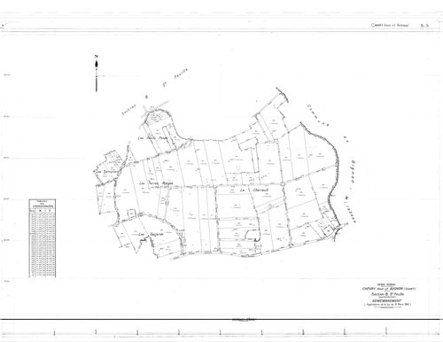 Chevry-sous-Le-Bignon - Sections