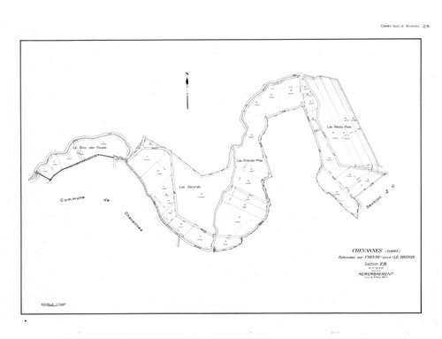 Chevry-sous-Le-Bignon - Sections