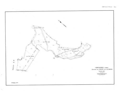 Chevry-sous-Le-Bignon - Sections