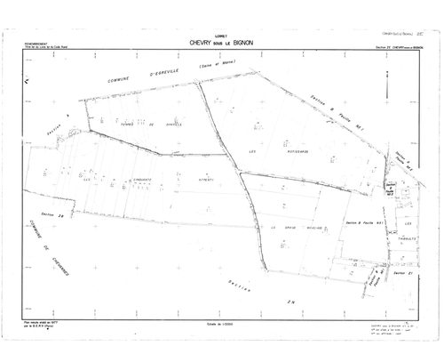 Chevry-sous-Le-Bignon - Sections
