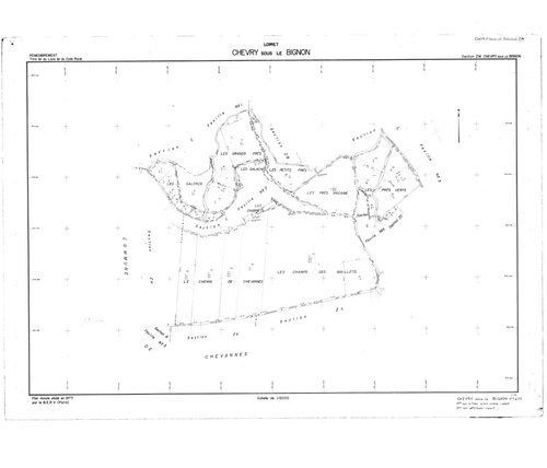 Chevry-sous-Le-Bignon - Sections