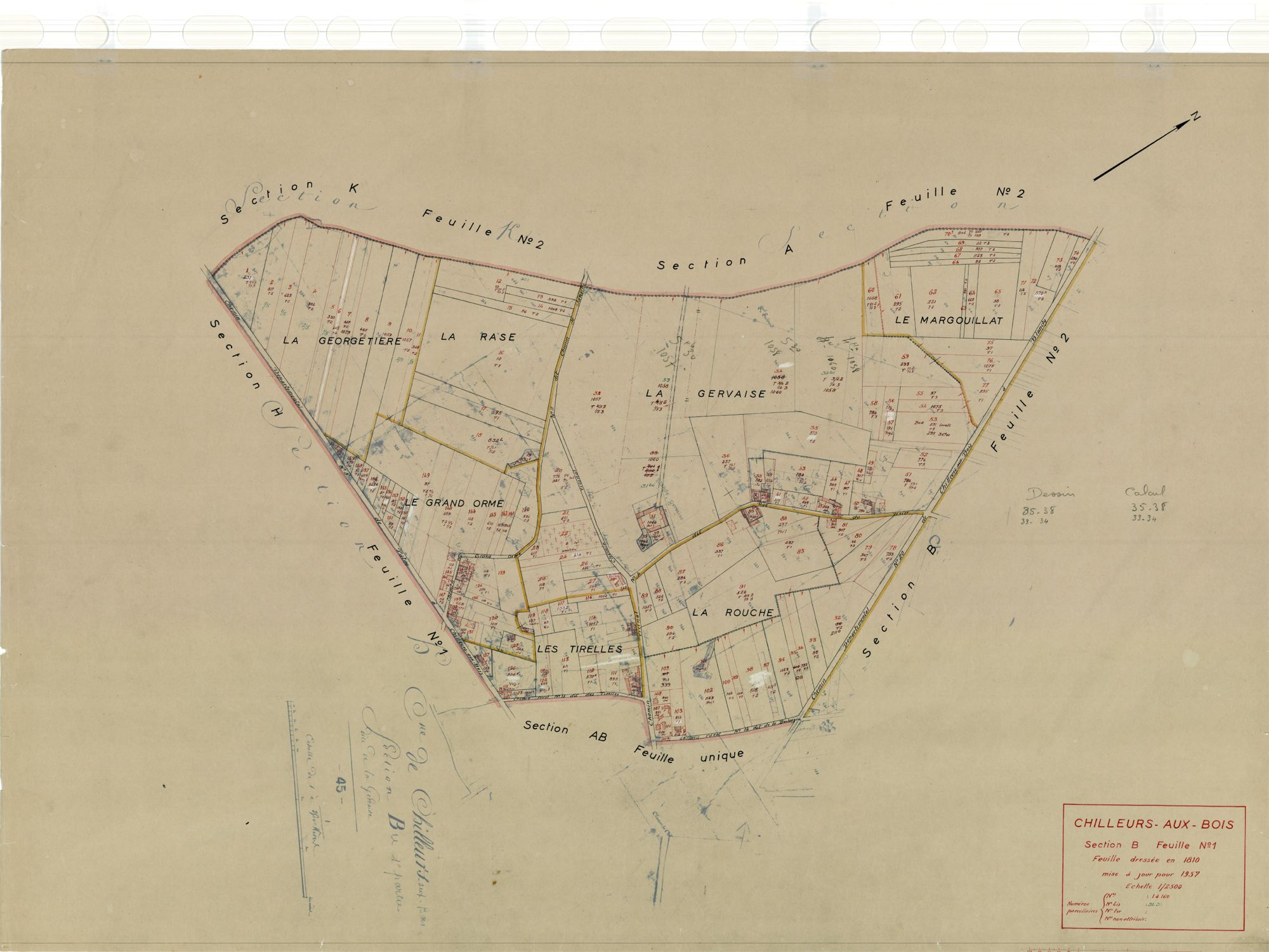Chilleurs-aux-Bois - Sections