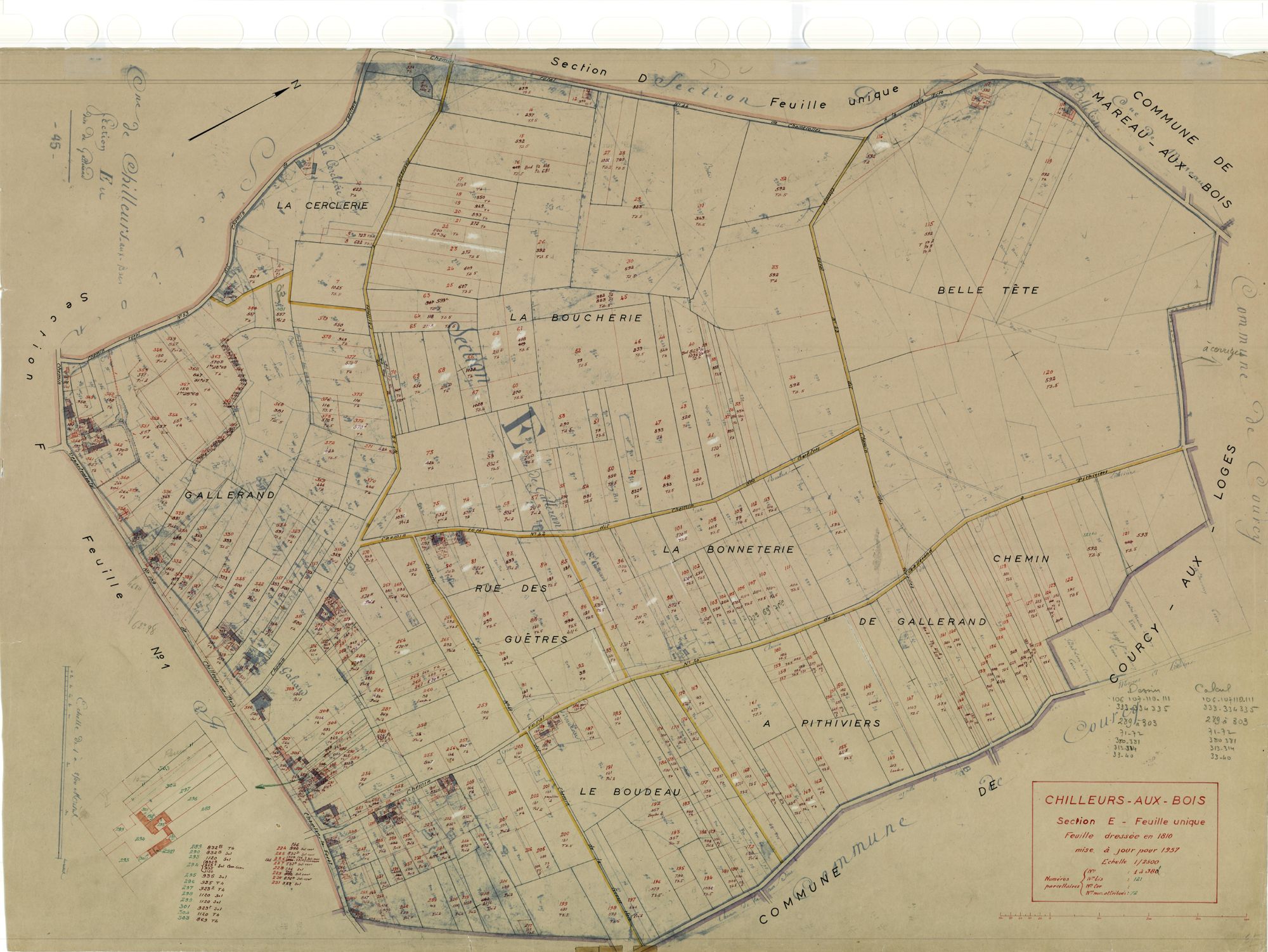 Chilleurs-aux-Bois - Sections