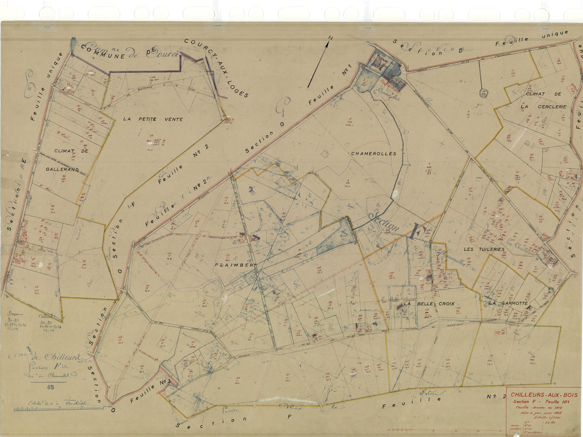 Chilleurs-aux-Bois - Sections