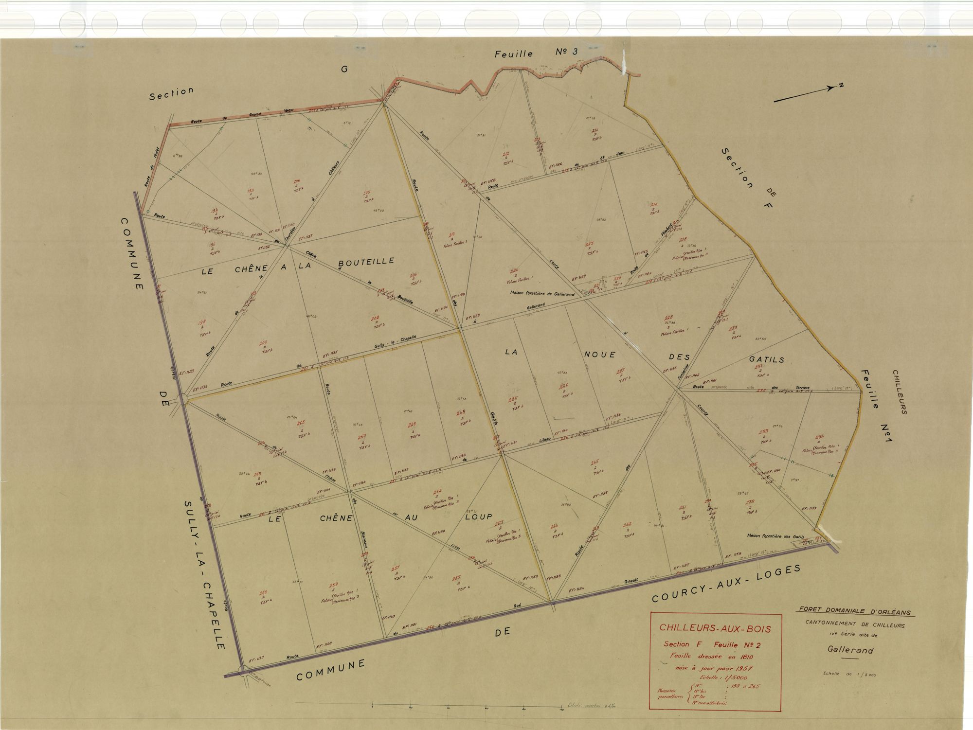 Chilleurs-aux-Bois - Sections