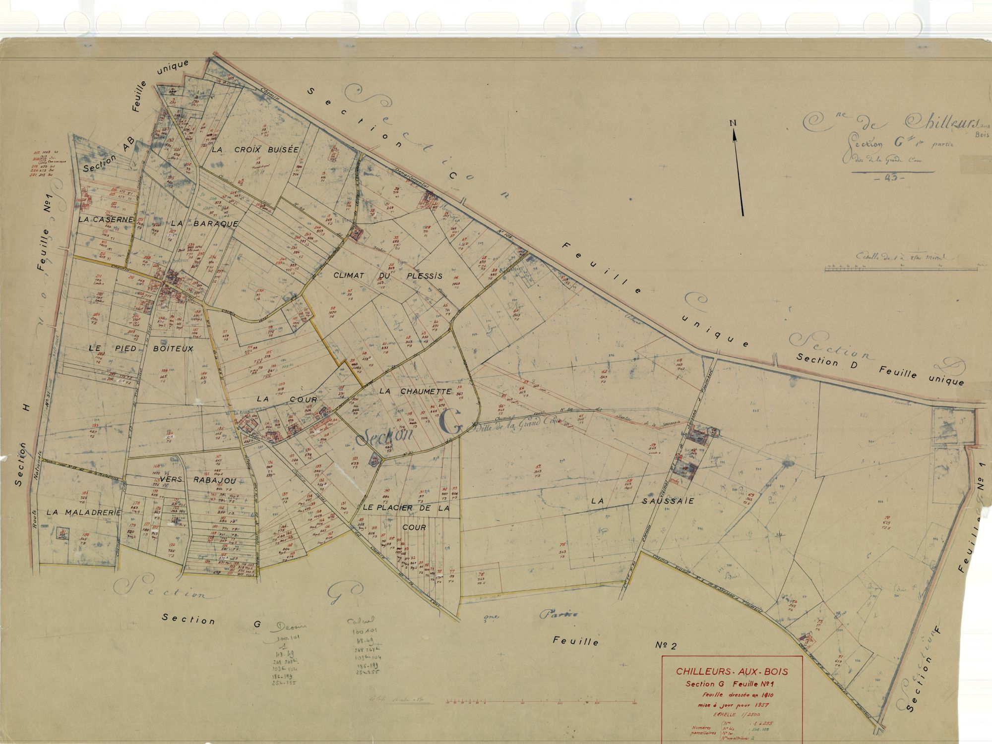 Chilleurs-aux-Bois - Sections