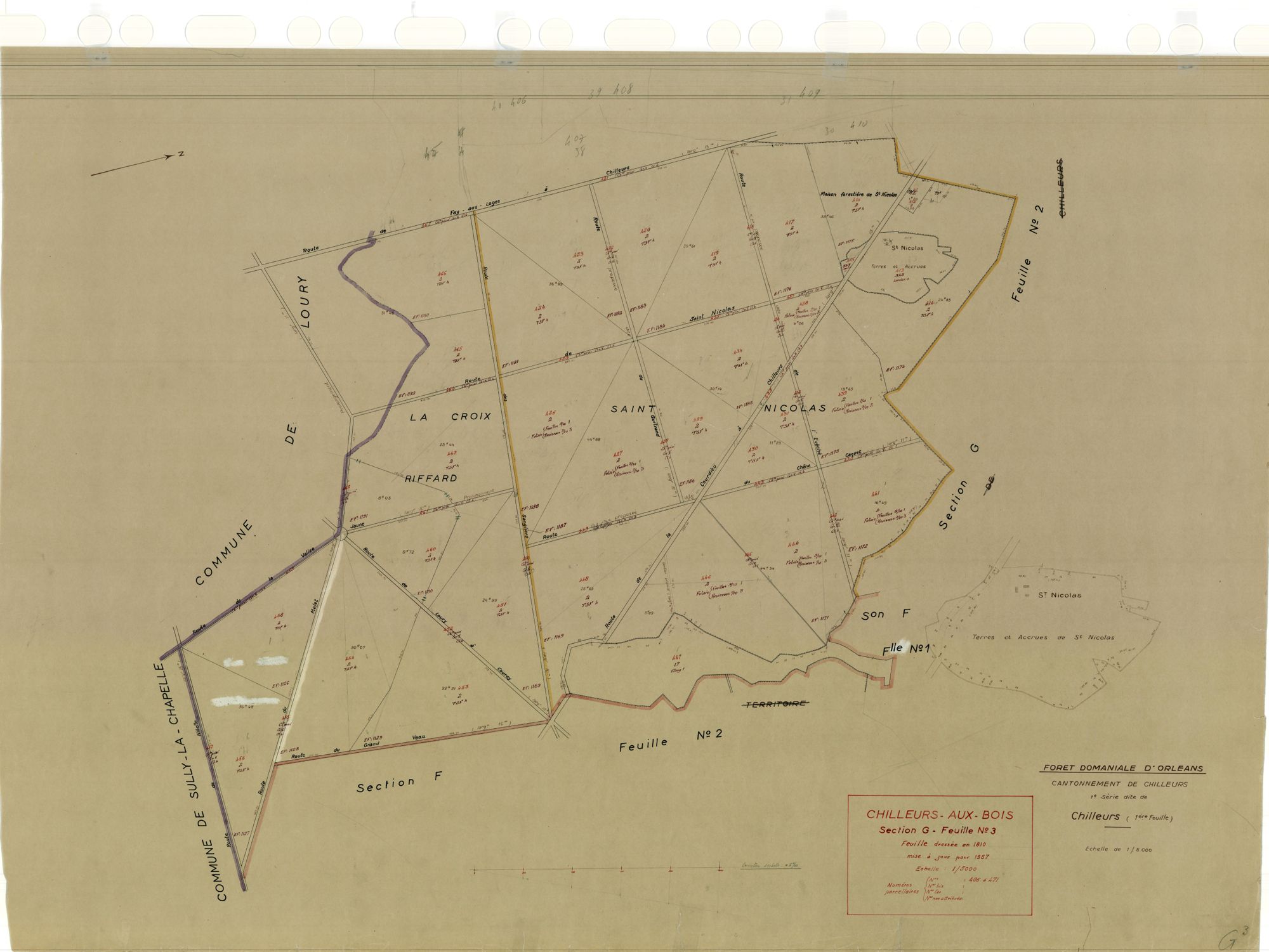 Chilleurs-aux-Bois - Sections