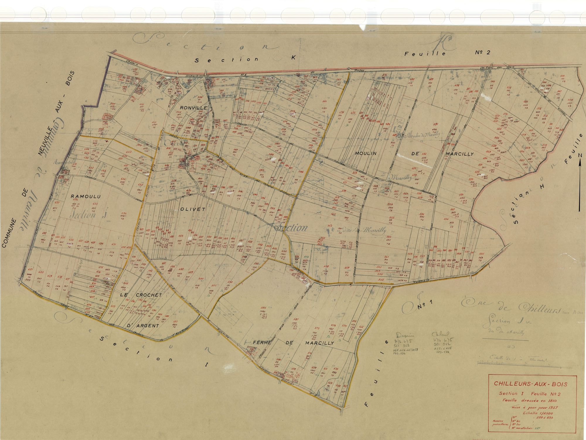 Chilleurs-aux-Bois - Sections