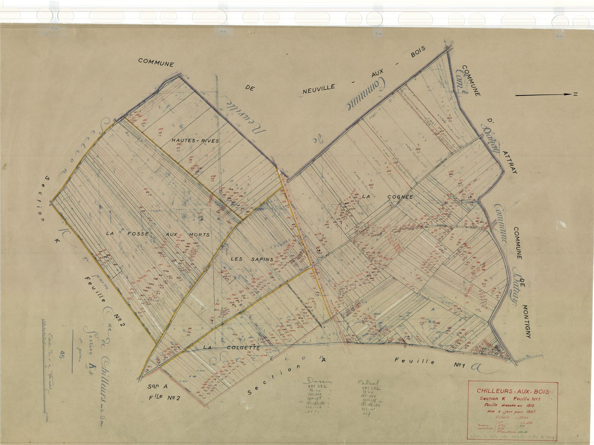 Chilleurs-aux-Bois - Sections