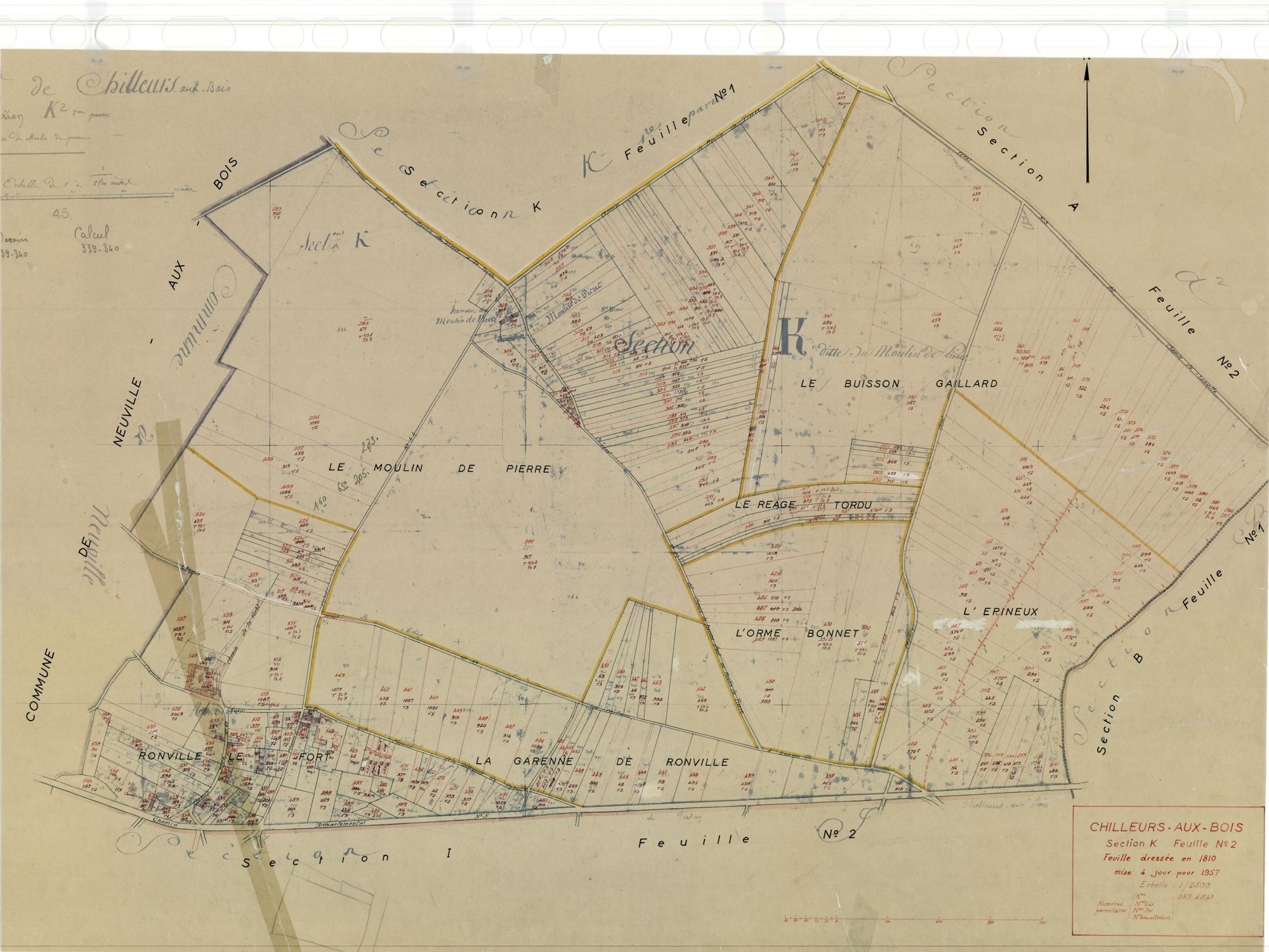 Chilleurs-aux-Bois - Sections