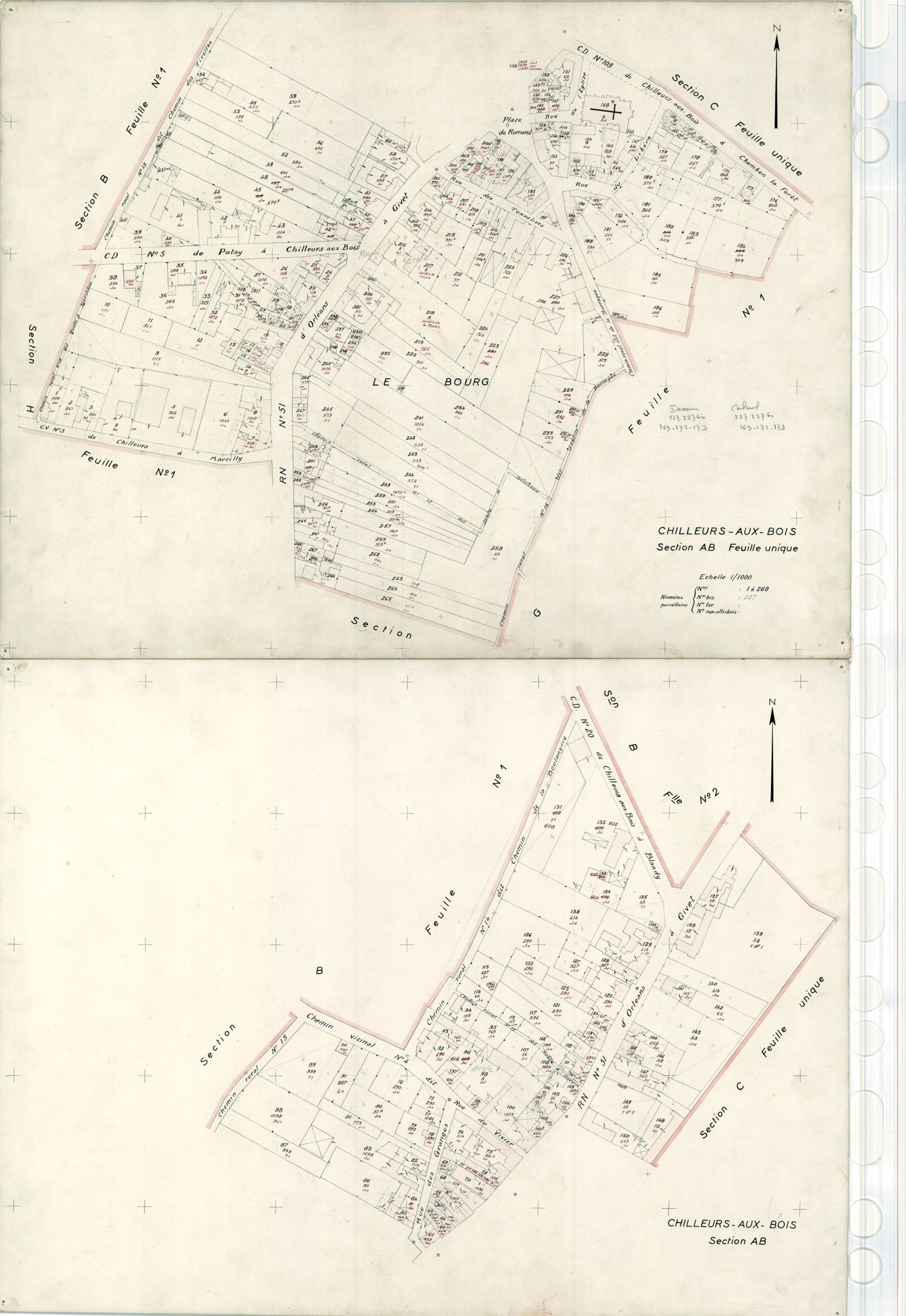Chilleurs-aux-Bois - Sections