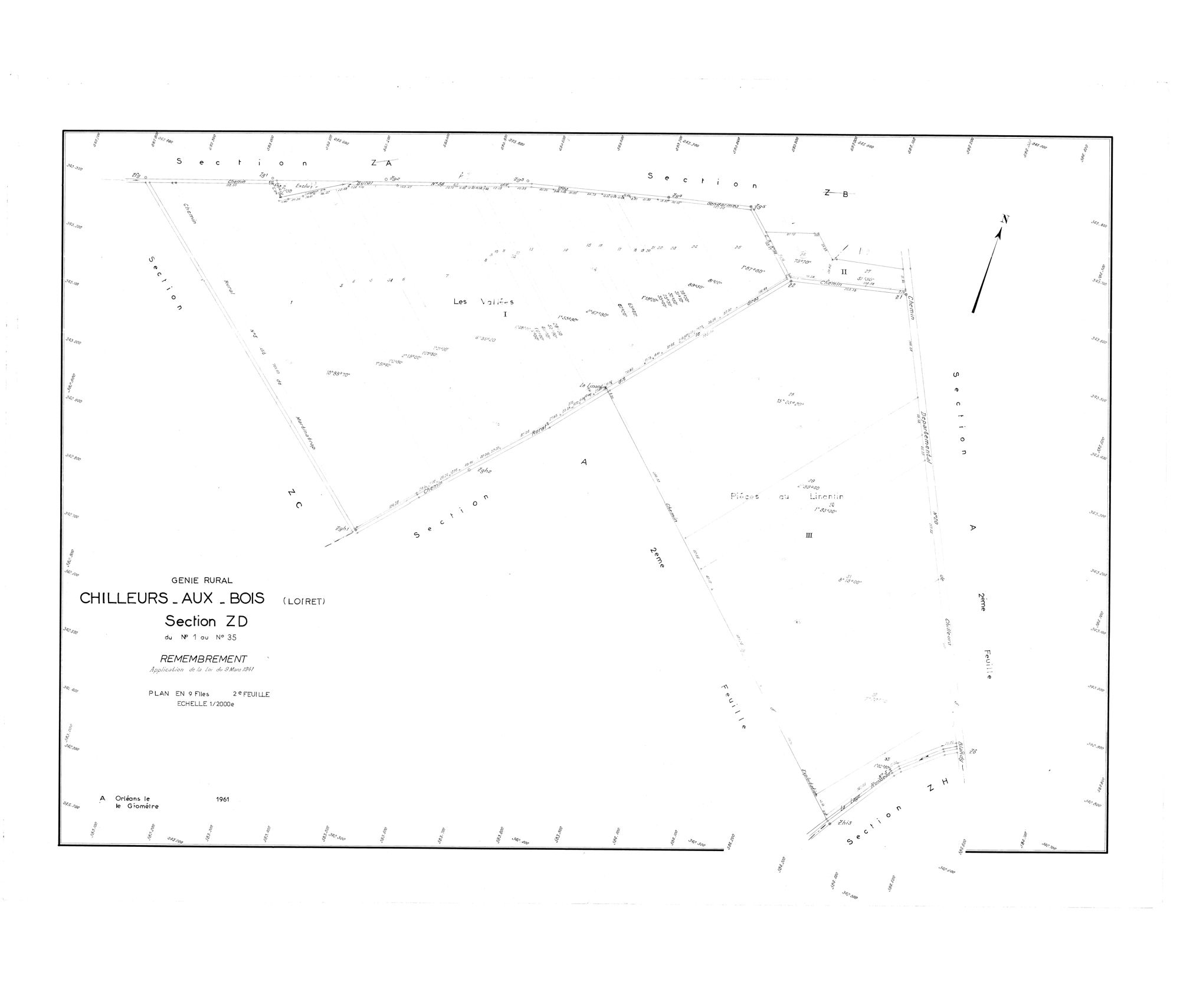 Chilleurs-aux-Bois - Sections