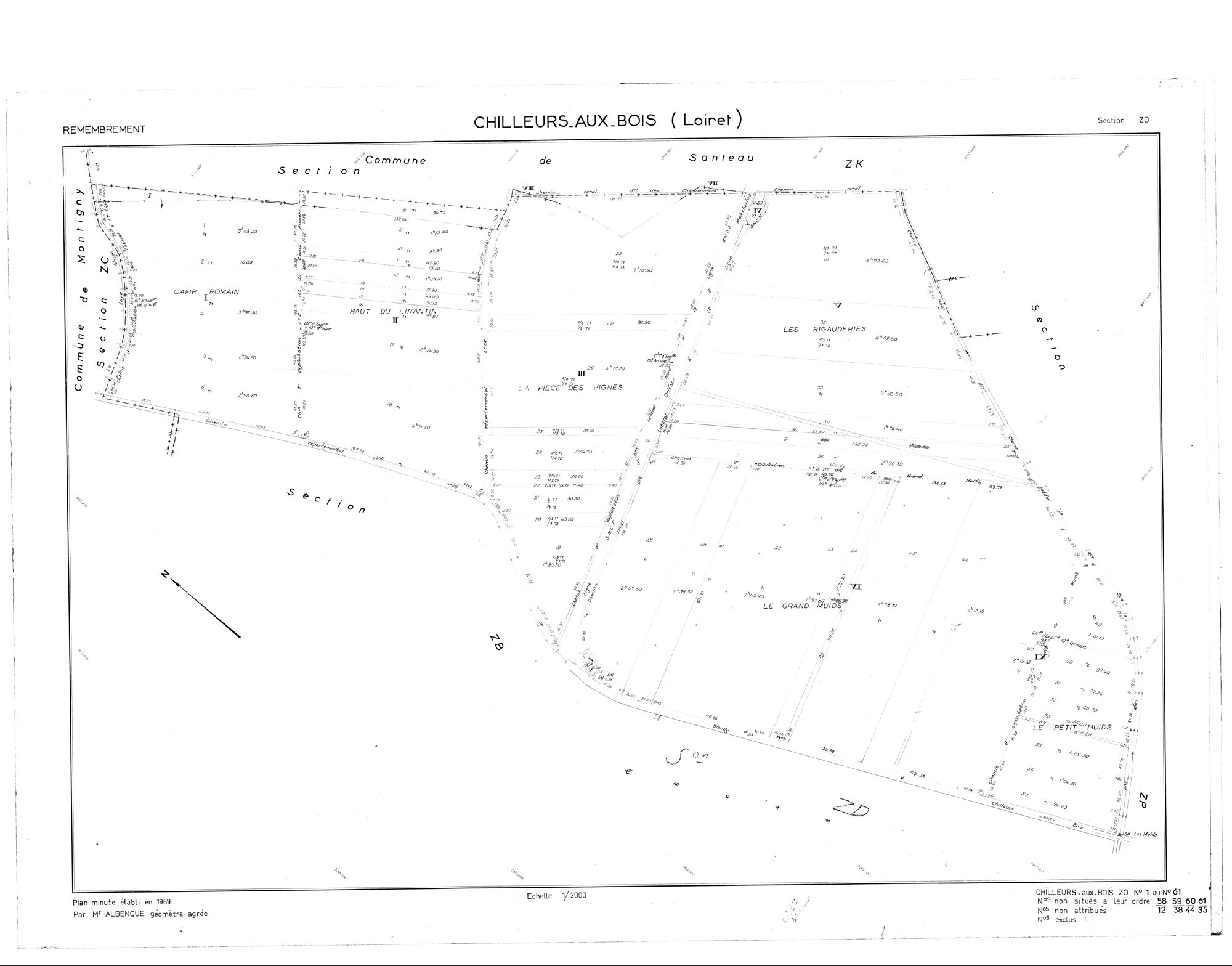 Chilleurs-aux-Bois - Sections