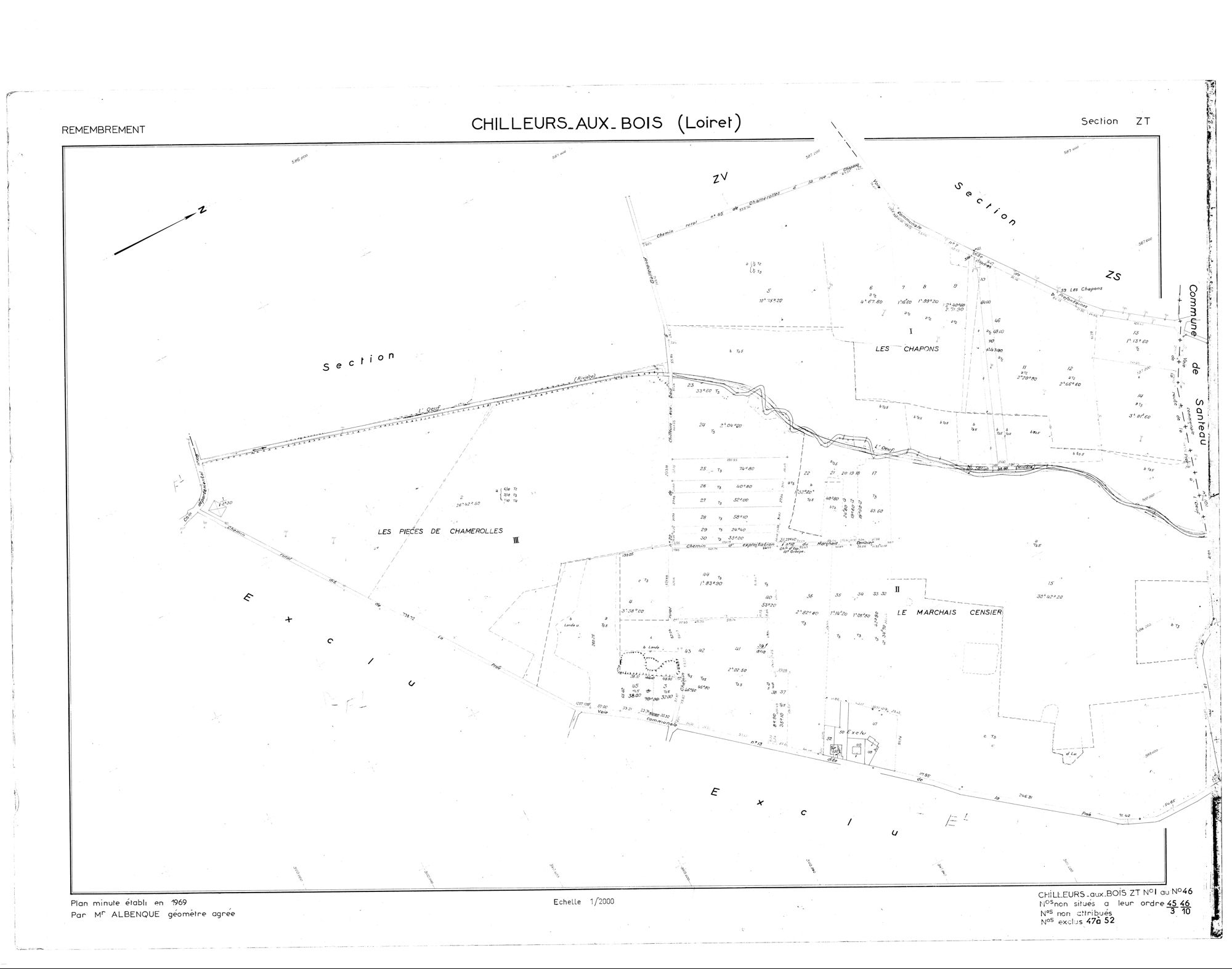 Chilleurs-aux-Bois - Sections