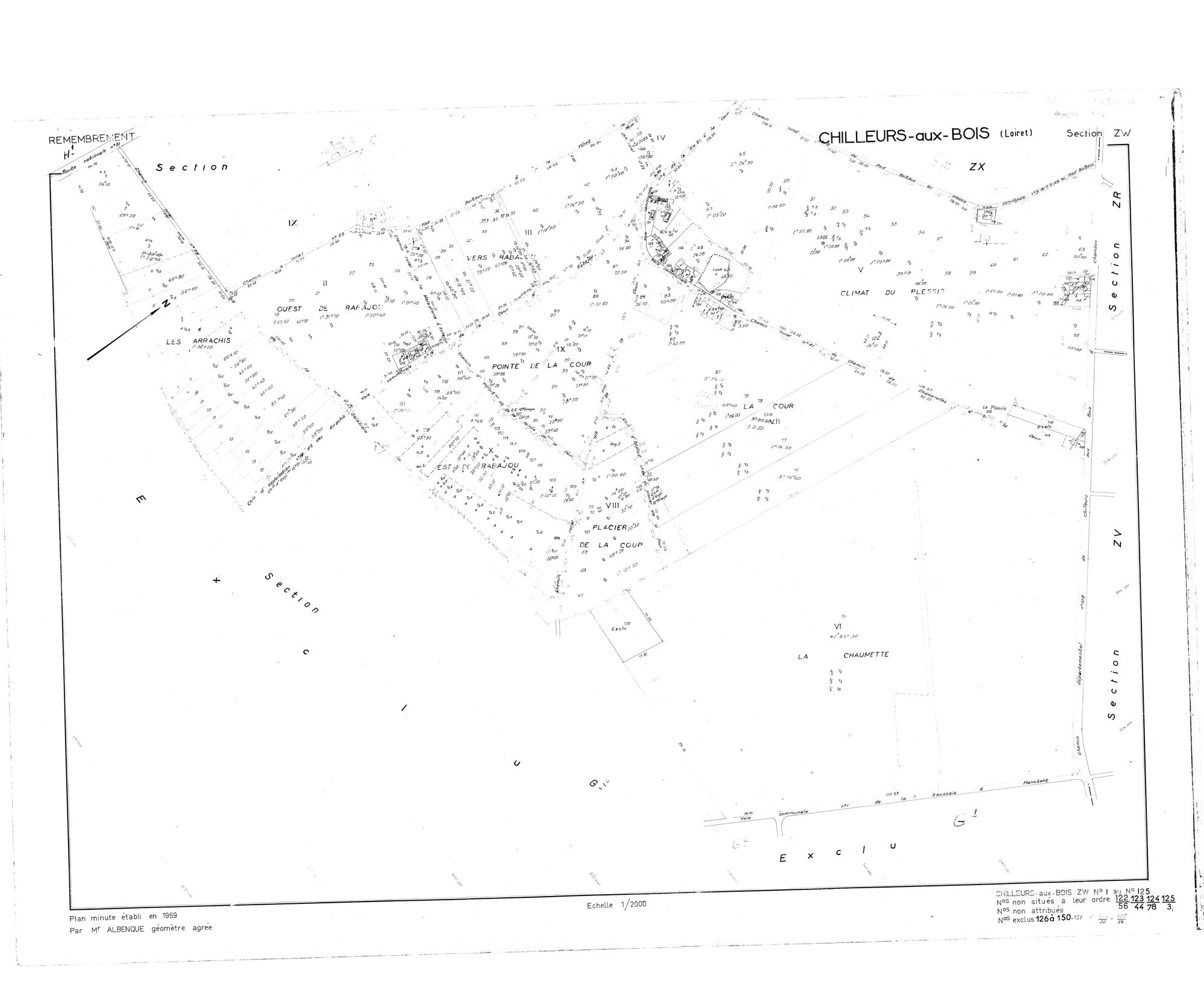 Chilleurs-aux-Bois - Sections