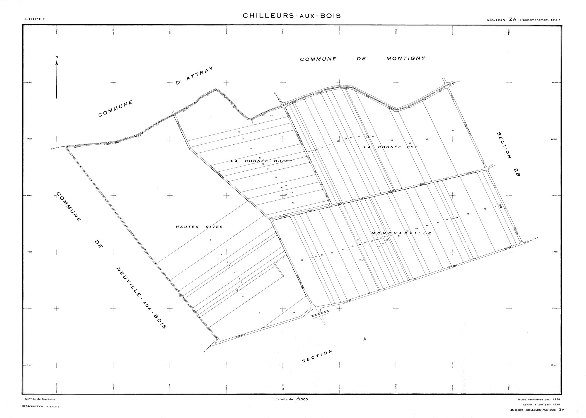 Chilleurs-aux-Bois - Sections