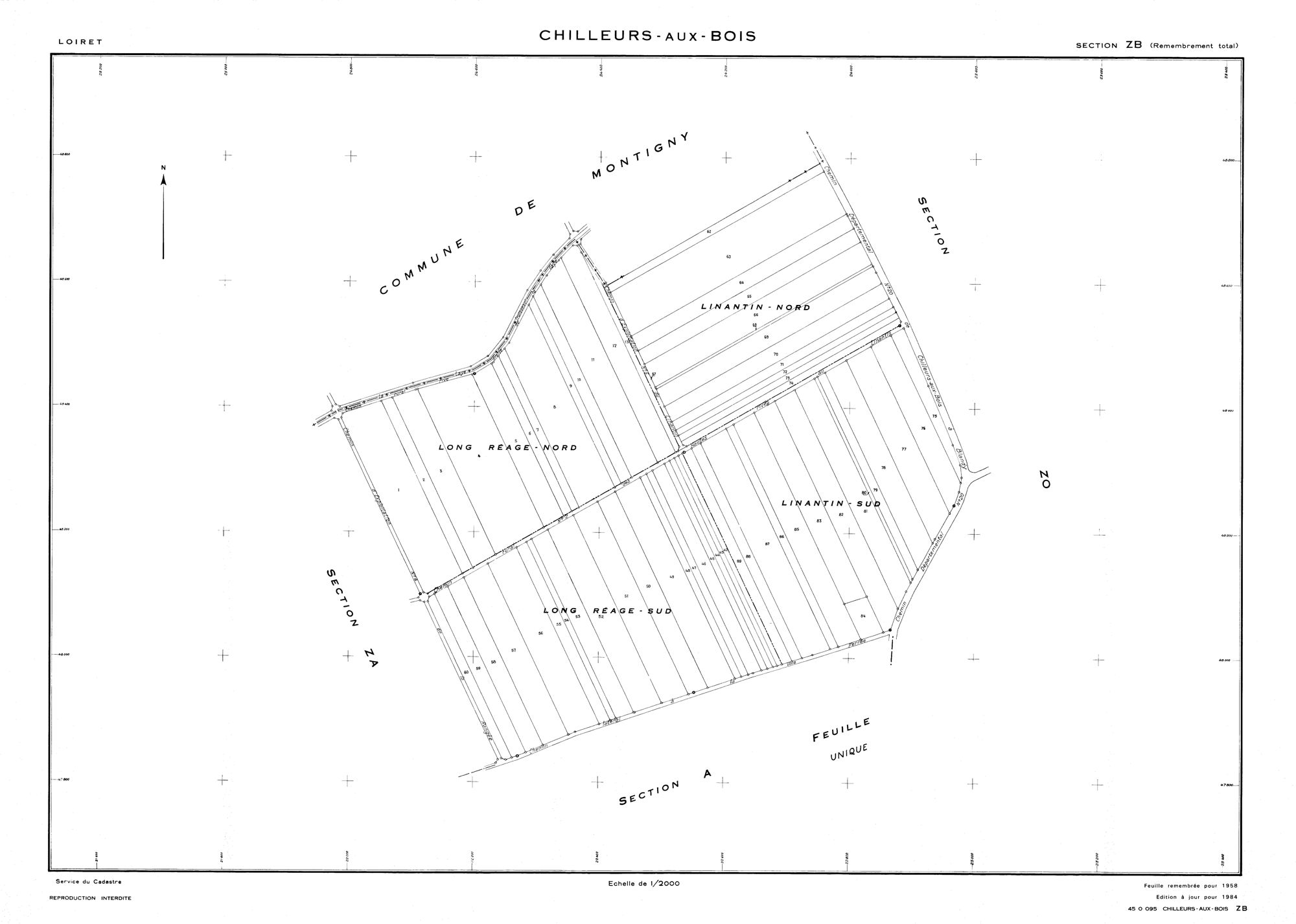 Chilleurs-aux-Bois - Sections
