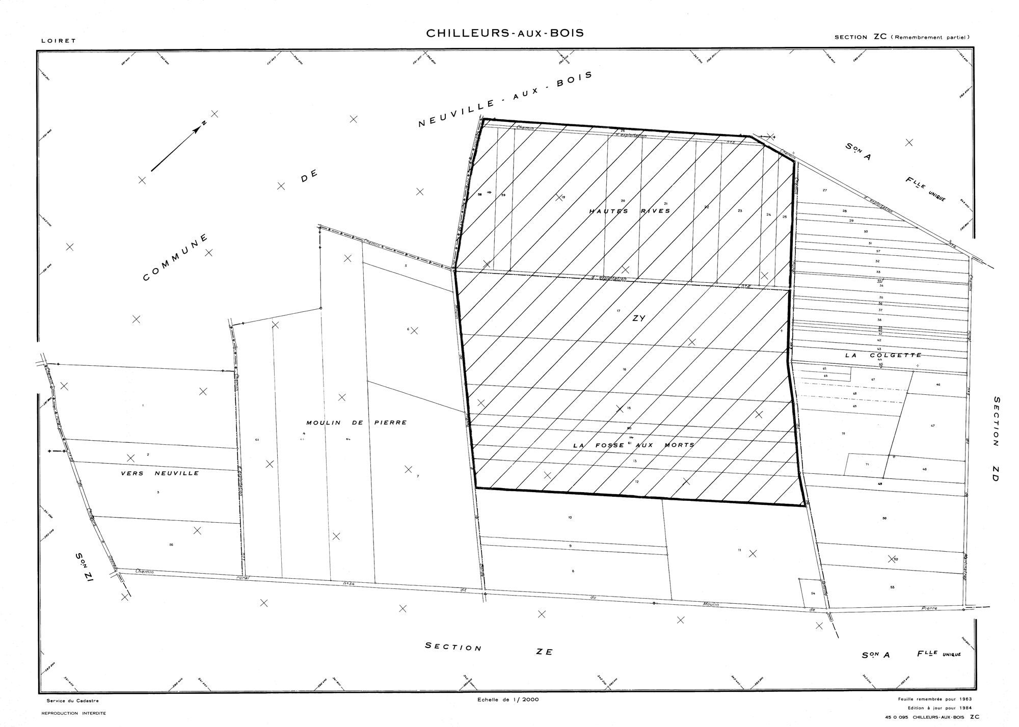 Chilleurs-aux-Bois - Sections